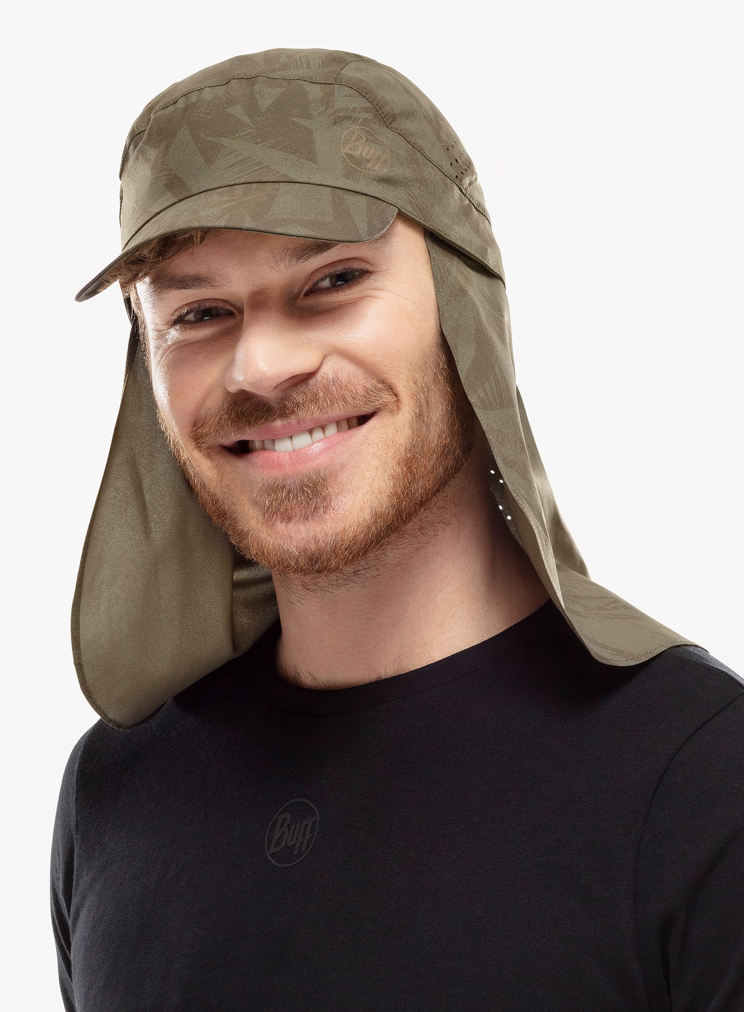 Kapa s šiltom Buff Pack Sahara Cap - acai khaki