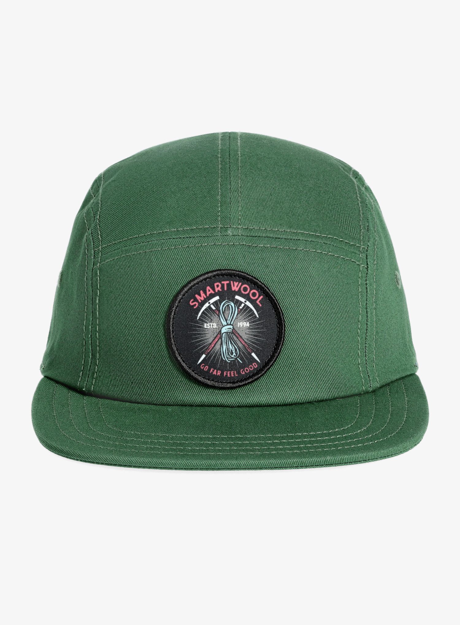 Kapa s šiltom Smartwool Ice Axe Descent 5 Panel - dark sage