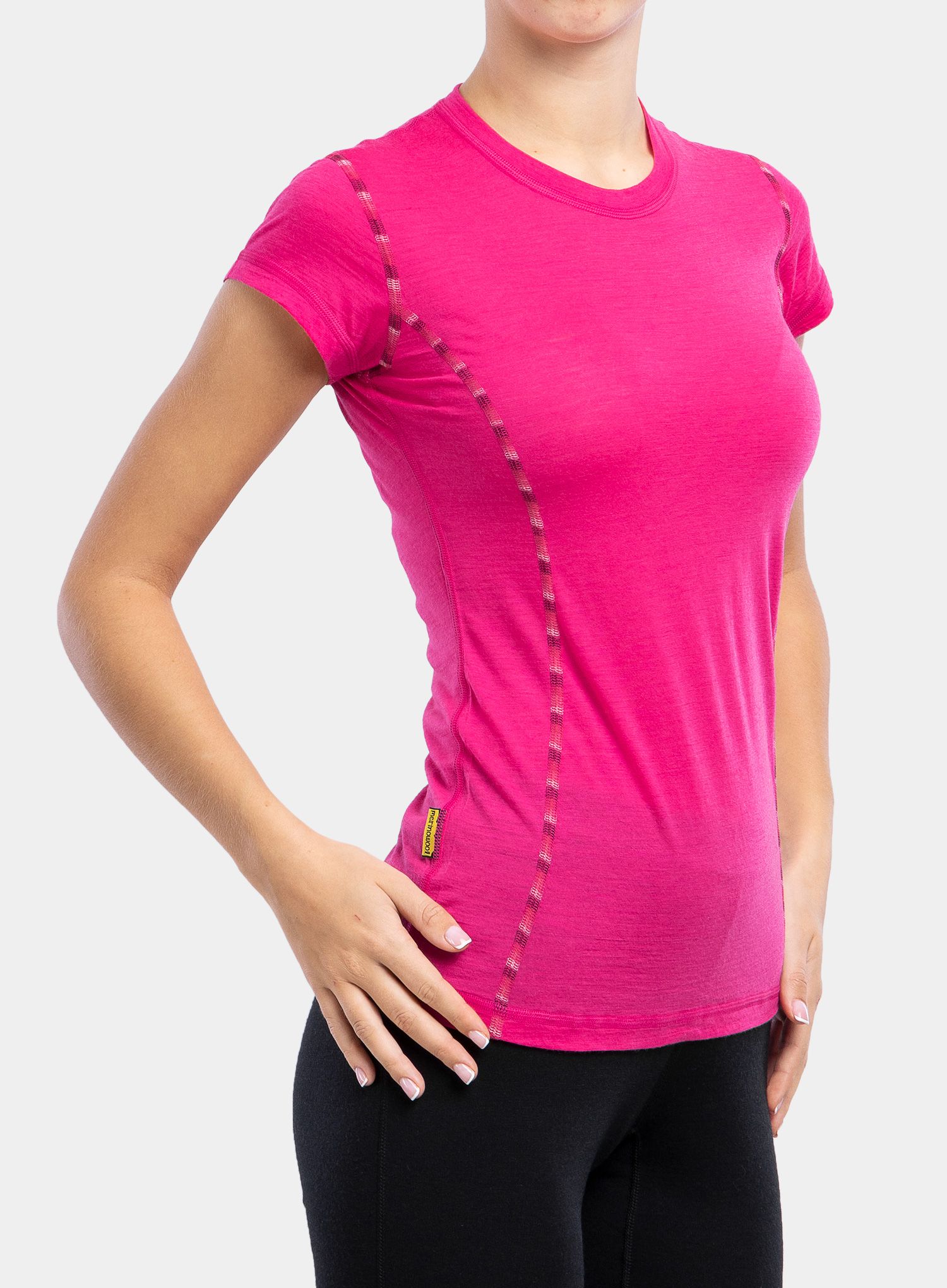 Ženska termo majica Sensor Merino Air Tee S/S - magenta