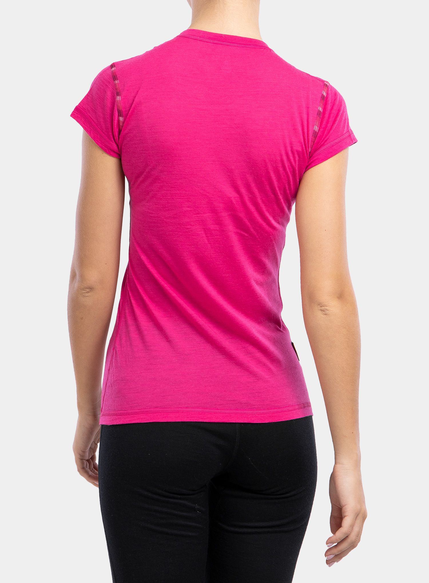 Ženska termo majica Sensor Merino Air Tee S/S - magenta