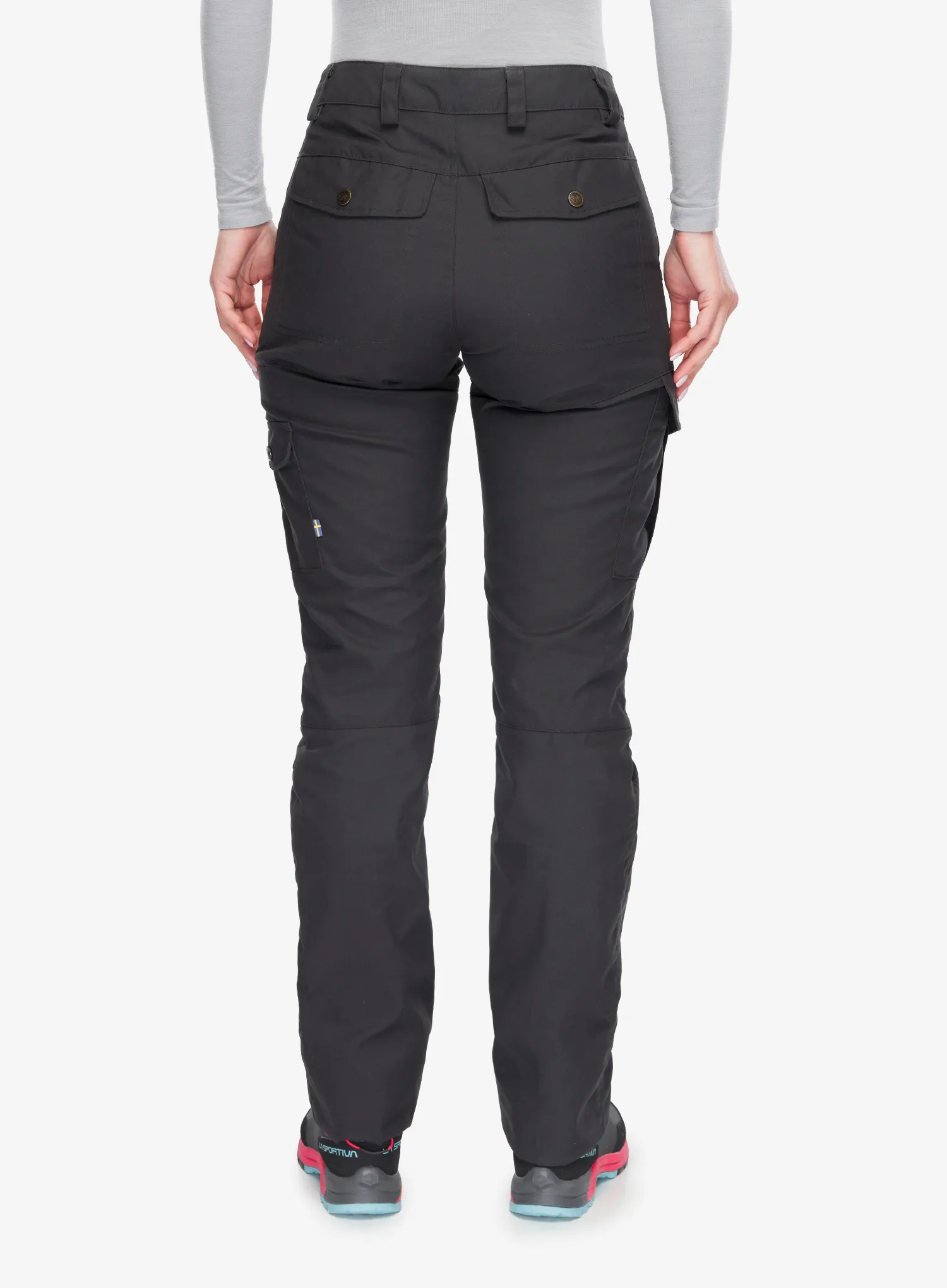 Ženske treking hlače Fjallraven Karla Pro Trousers - dark grey