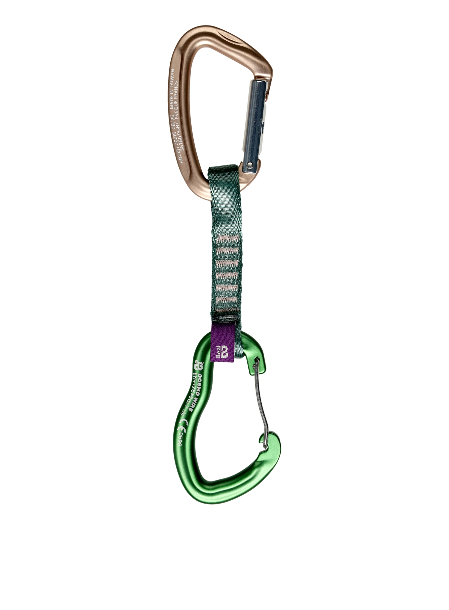 Sistem vponk Beal Zest 11 cm - green