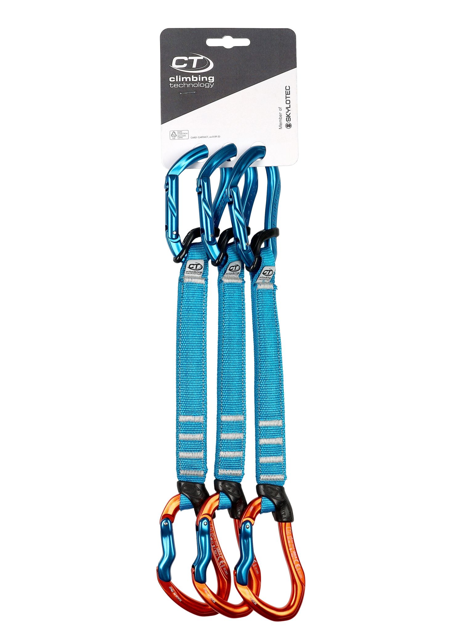 Sistem vponk Climbing Technology/SKYLOTEC  Morfo Set UL Pro 22 cm 3-Pack - blue/orange