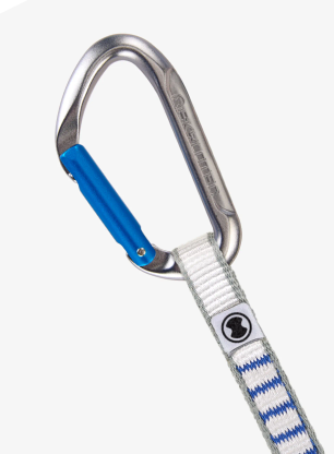 Sistem vponk SKYLOTEC Salto NY 12 cm - titanium/electricblue
