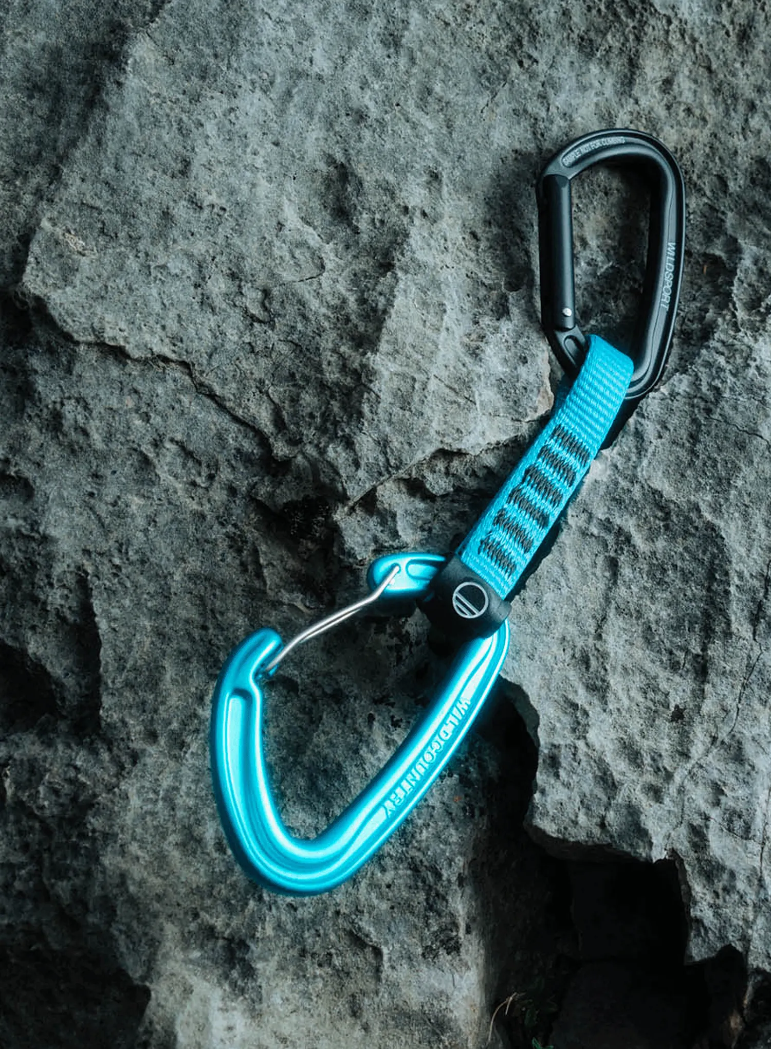 Sistem vponk Wild Country Wildhybrid Quickdraw 17 cm - black/turquoise