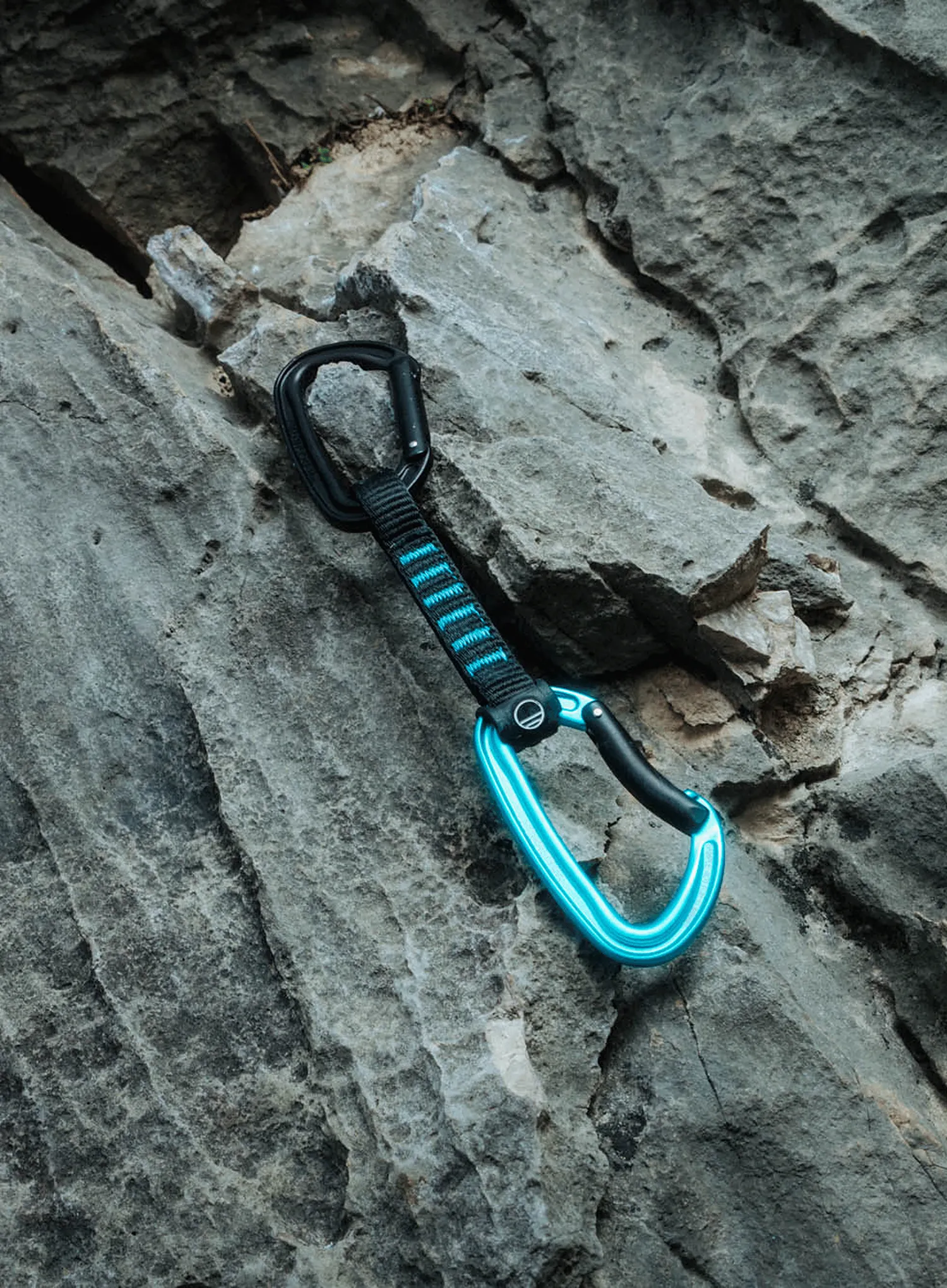 Sistem vponk Wild Country Wildsport Quickdraw 12 cm - black/turquoise