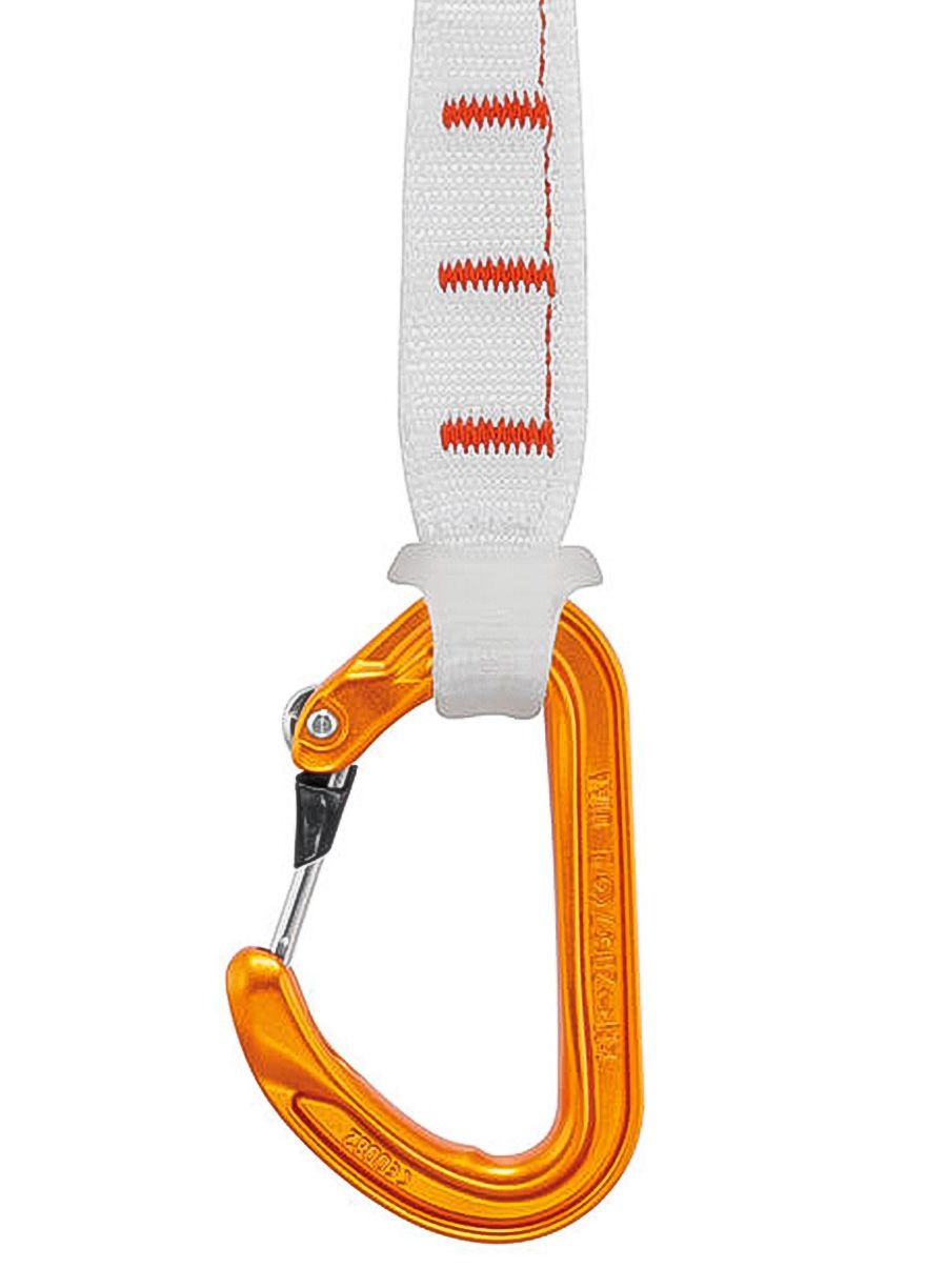 Sistem vponk Petzl Ange Finesse 17cm - orange/grey