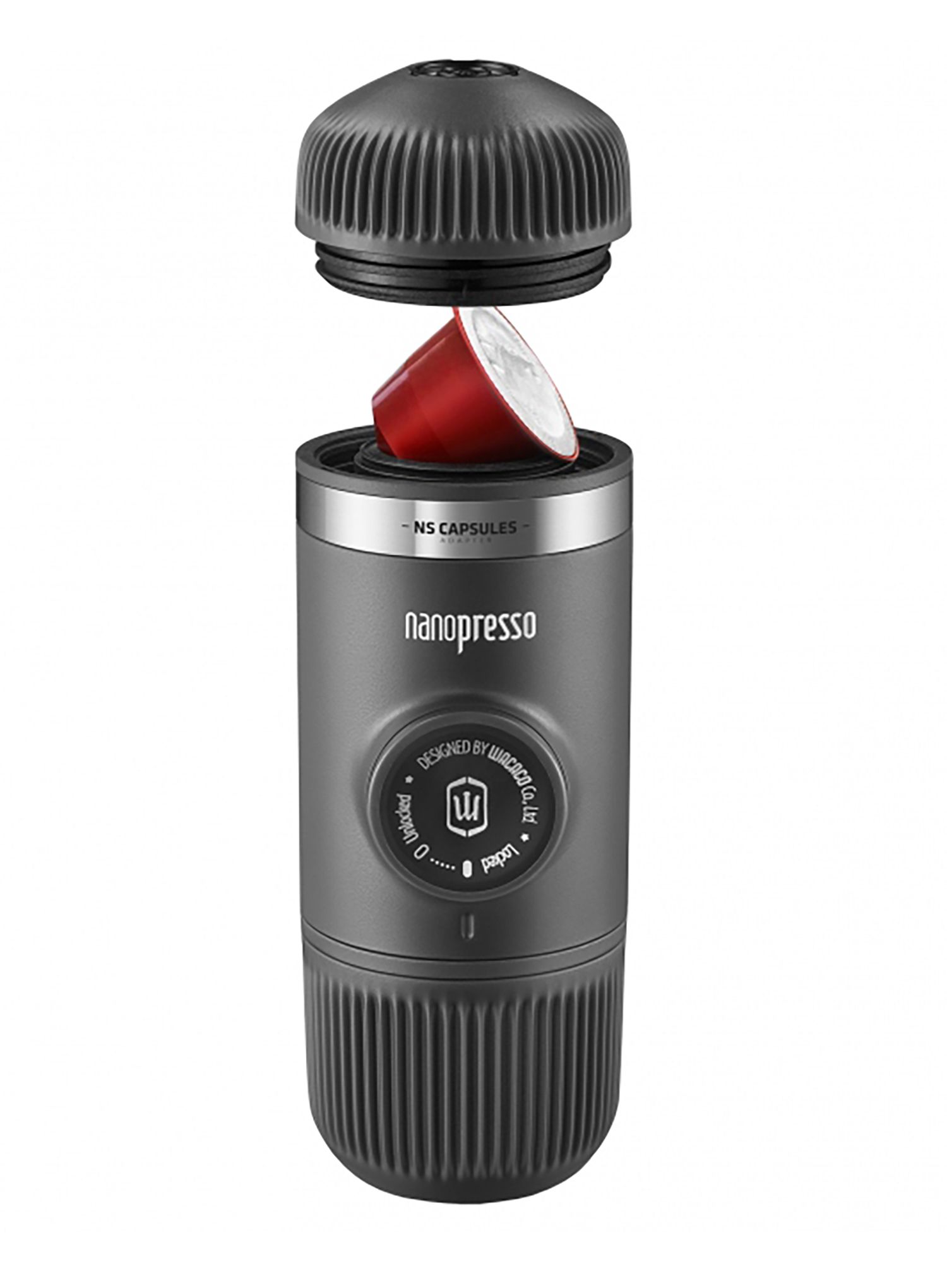 Prenosni kavomat Wacaco Nanopresso + adapter - grey