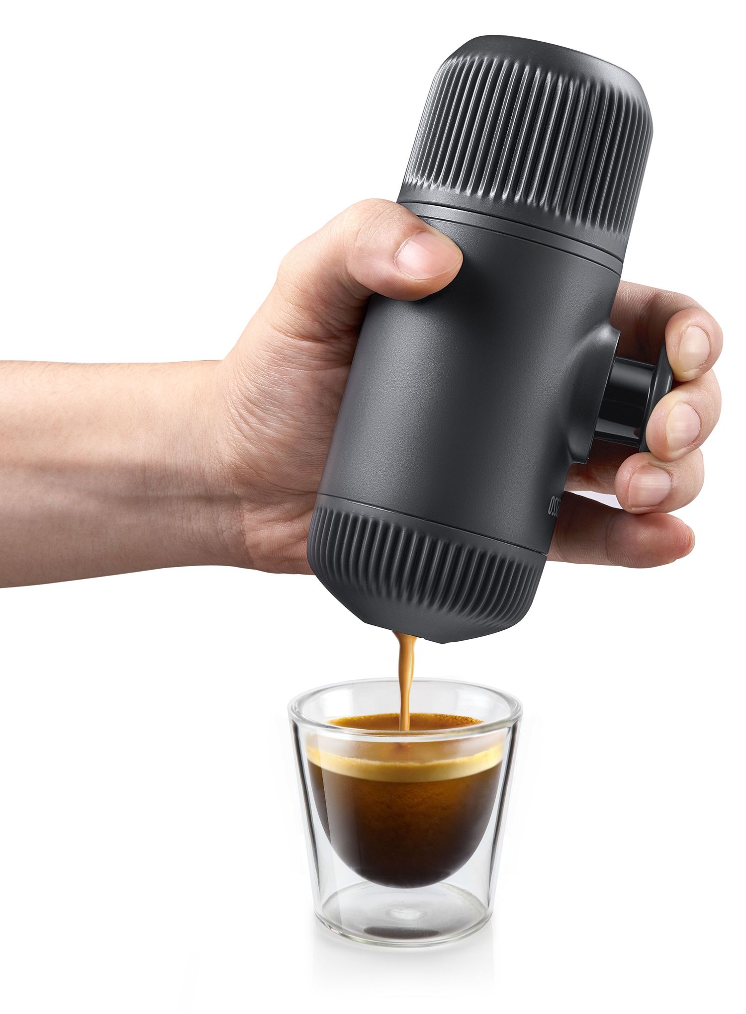 Prenosni kavomat Wacaco Nanopresso + adapter - grey