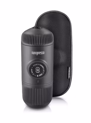 Prenosni kavomat Wacaco Nanopresso Elements + etui - grey