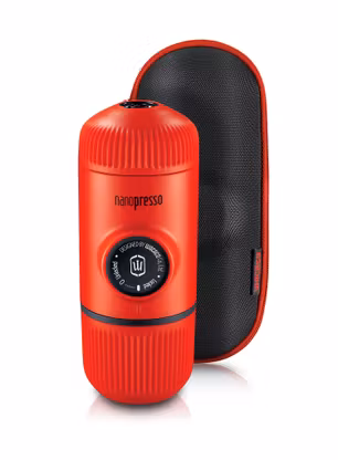 Prenosni kavomat Wacaco Nanopresso Elements + etui - lava red