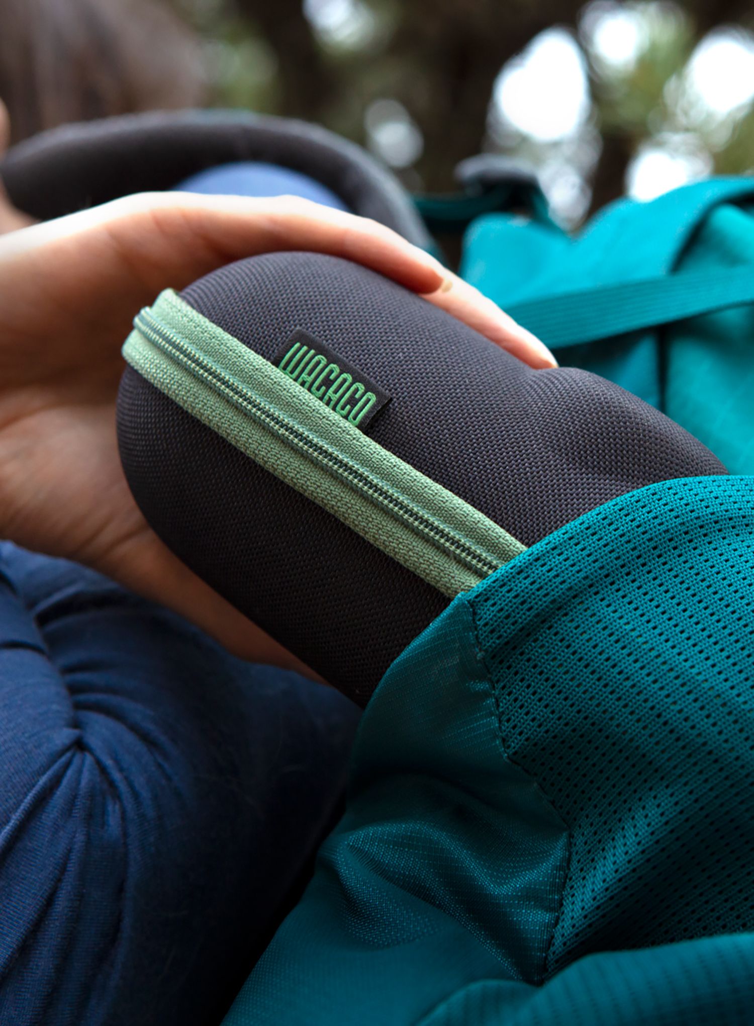 Prenosni kavomat Wacaco Nanopresso Elements + etui - moss green