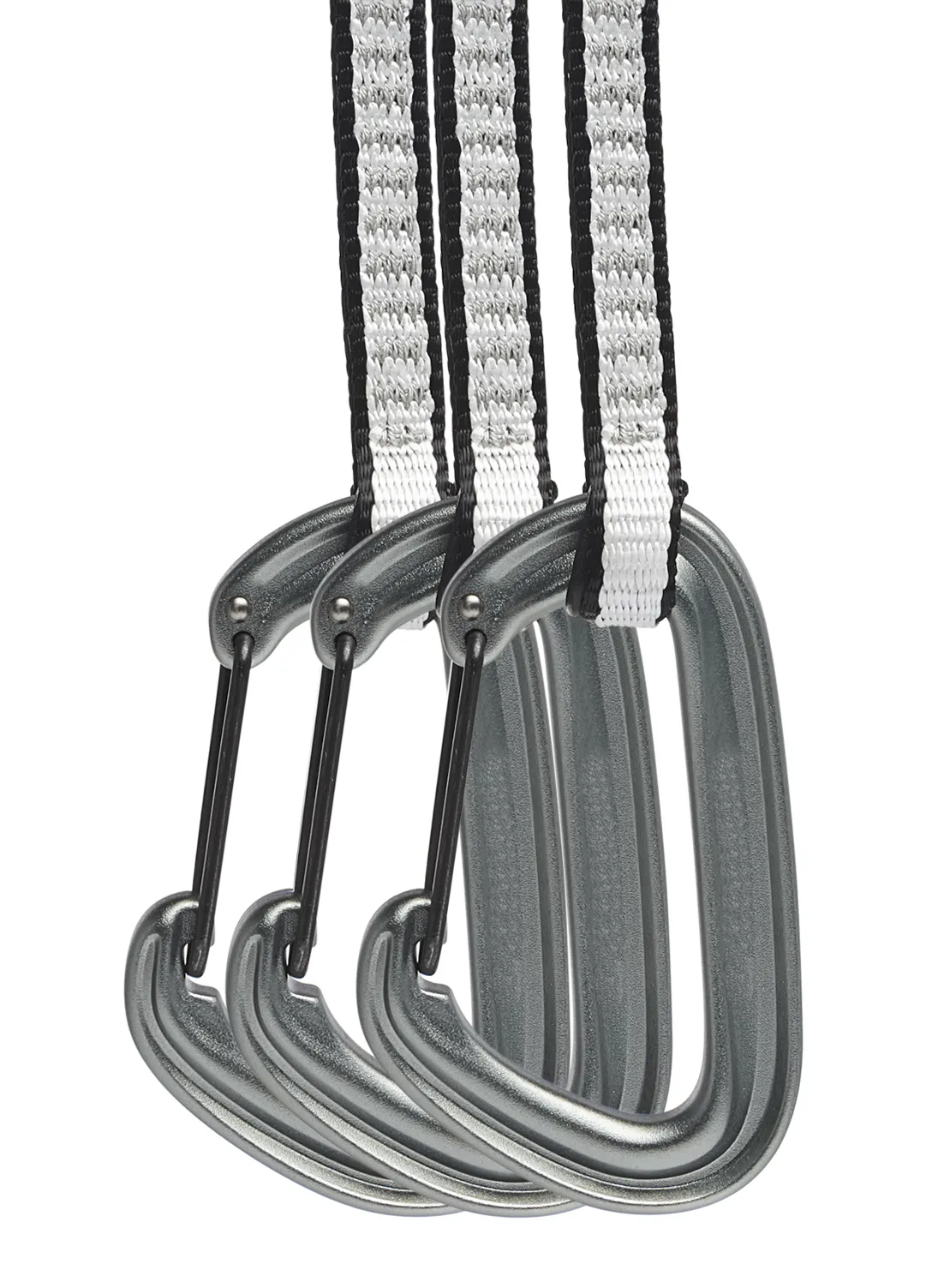 Sistem vponk Black Diamond LiteWire Quickdraw 3-Pack 16 cm - light gray