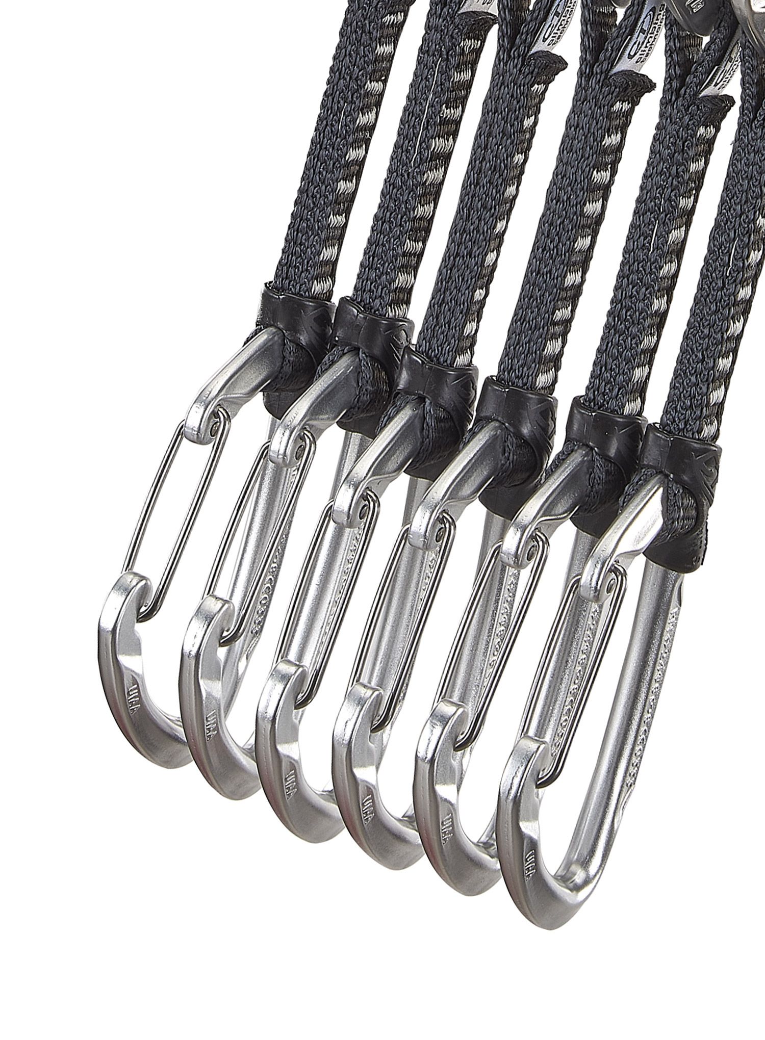 Sistem vponk Climbing Technology/SKYLOTEC Lime Set M-UL 12 cm 6-Pack - silver