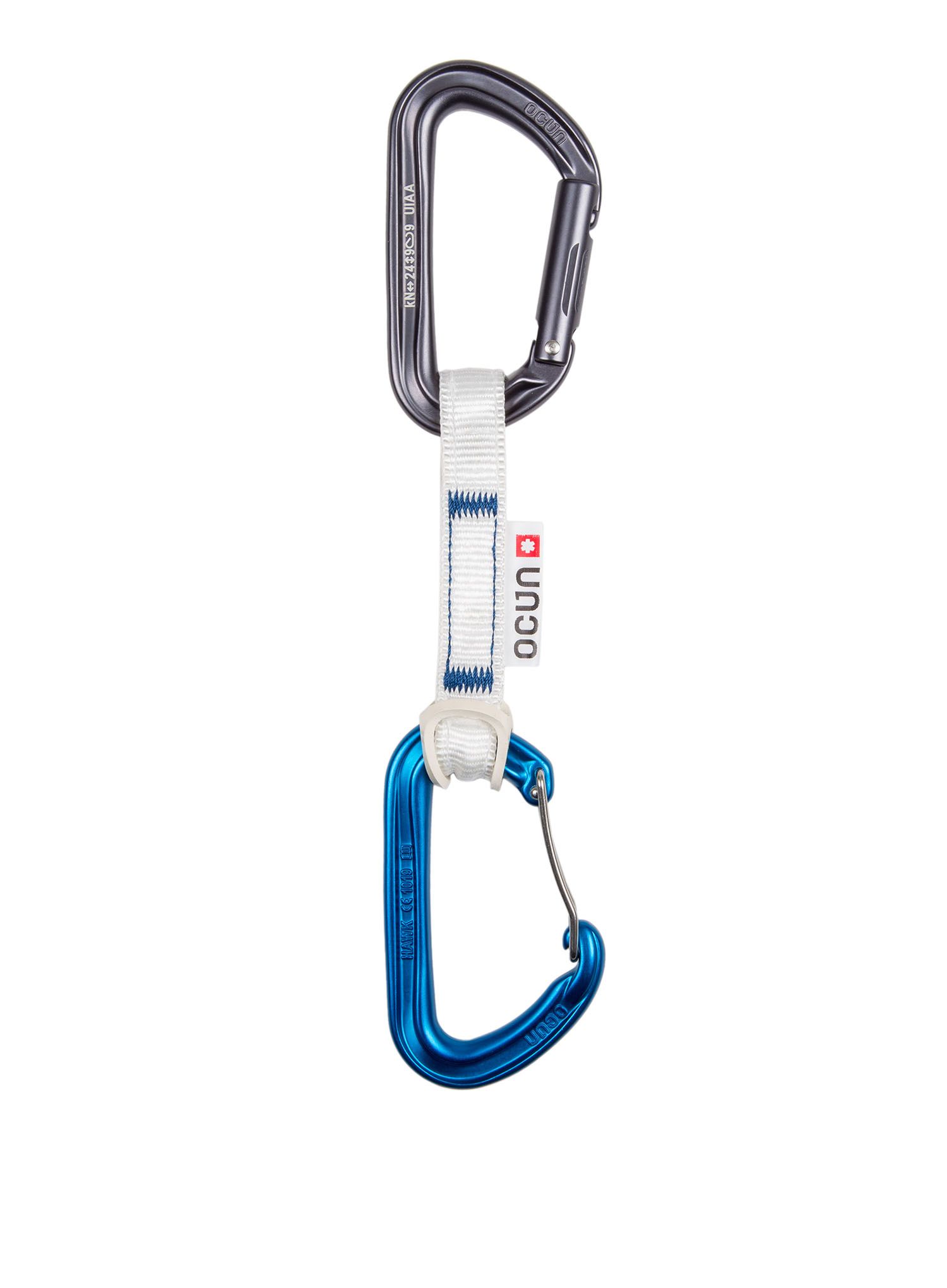 Sistem vponk Ocun Hawk QD Combi Bio-Dyn-Ring 15 mm 10 cm 6-pack - blue