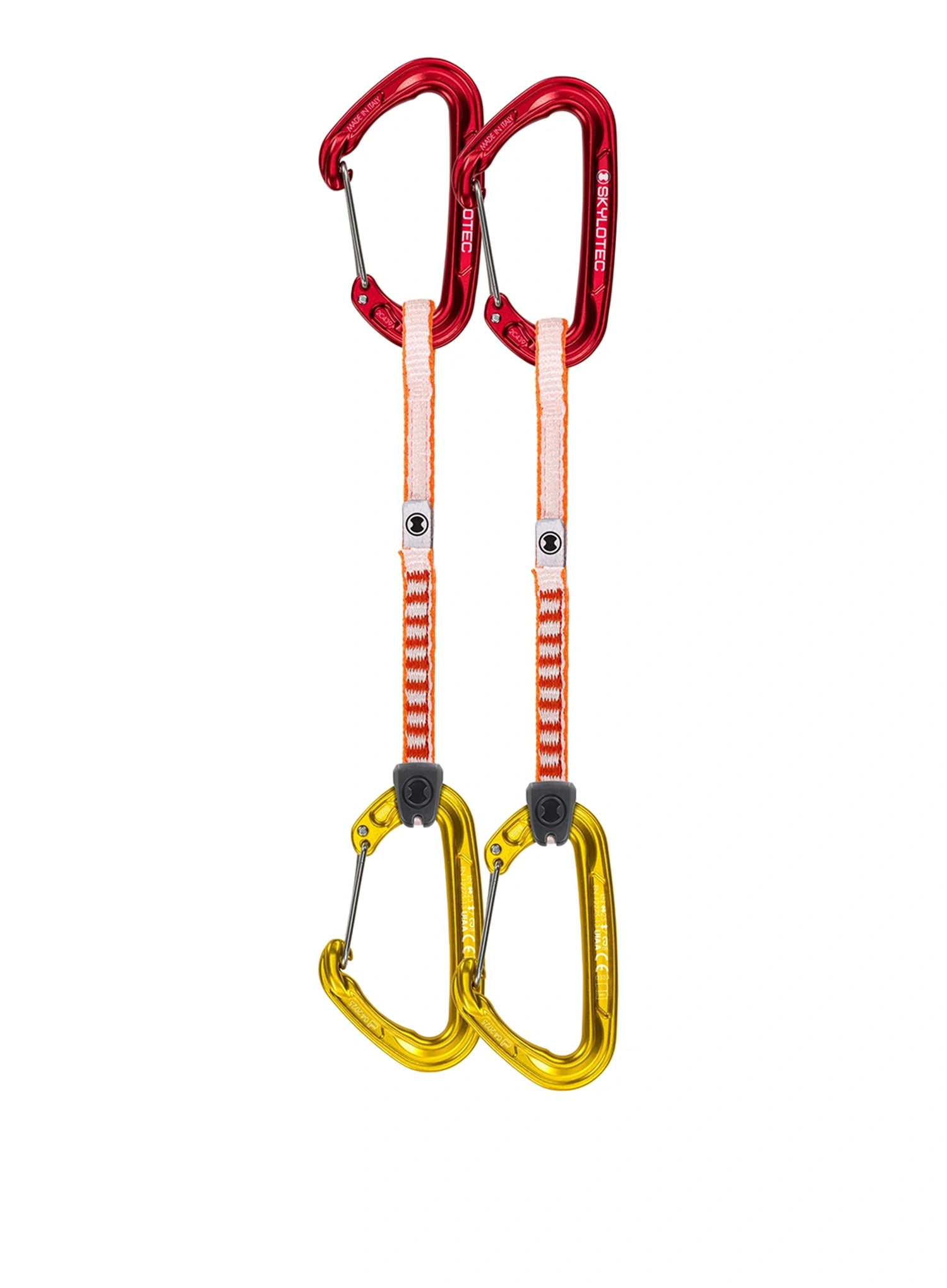 Sistem vponk SKYLOTEC Fly-Weight Evo Set UL - 6 Pack 12 cm - red/gold