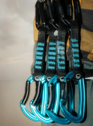 Sistem vponk Wild Country Wildsport Quickdraw Set 12 cm - black/turquoise