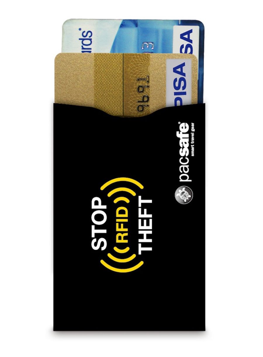 Imetnik kartice Pacsafe RFIDsleeve 25 - 2Pack - black
