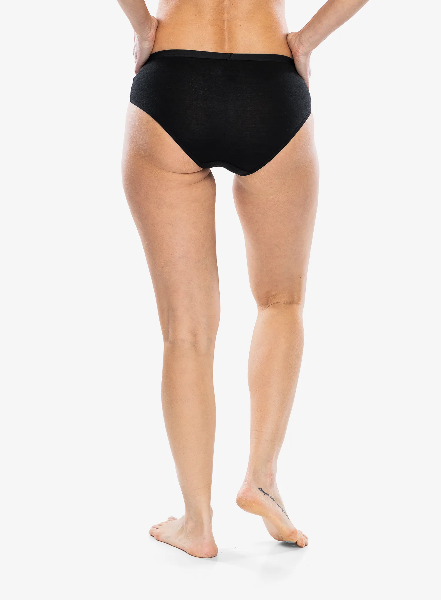 Ženske spodnjice Icebreaker Siren Hipkini - black
