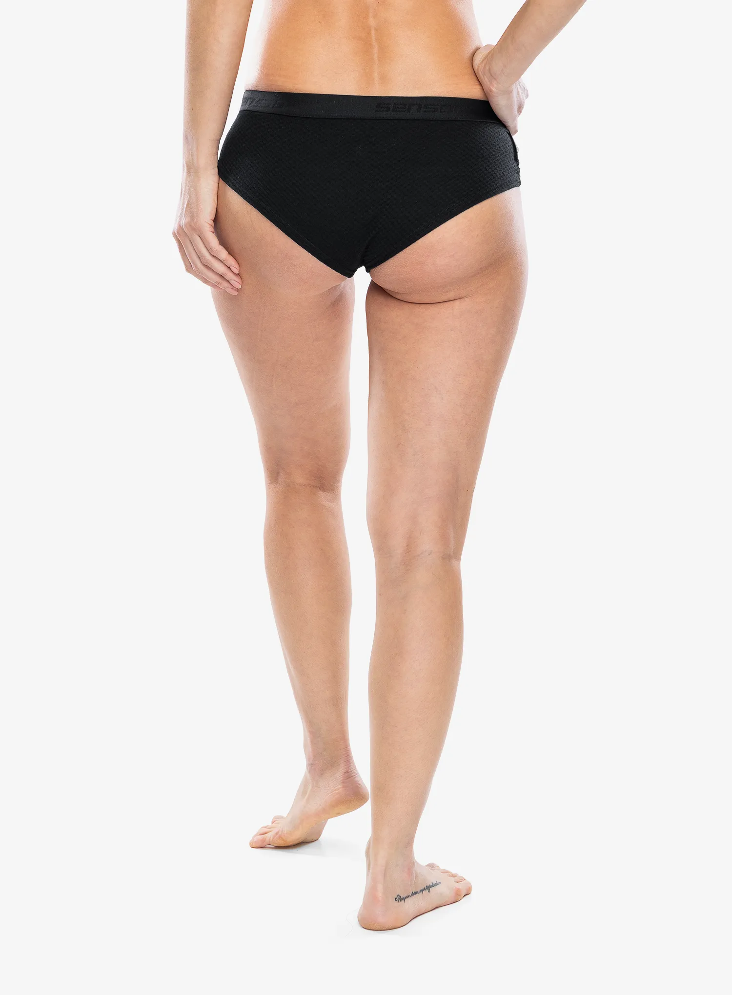 Ženske spodnjice Sensor Merino DF Panties - black