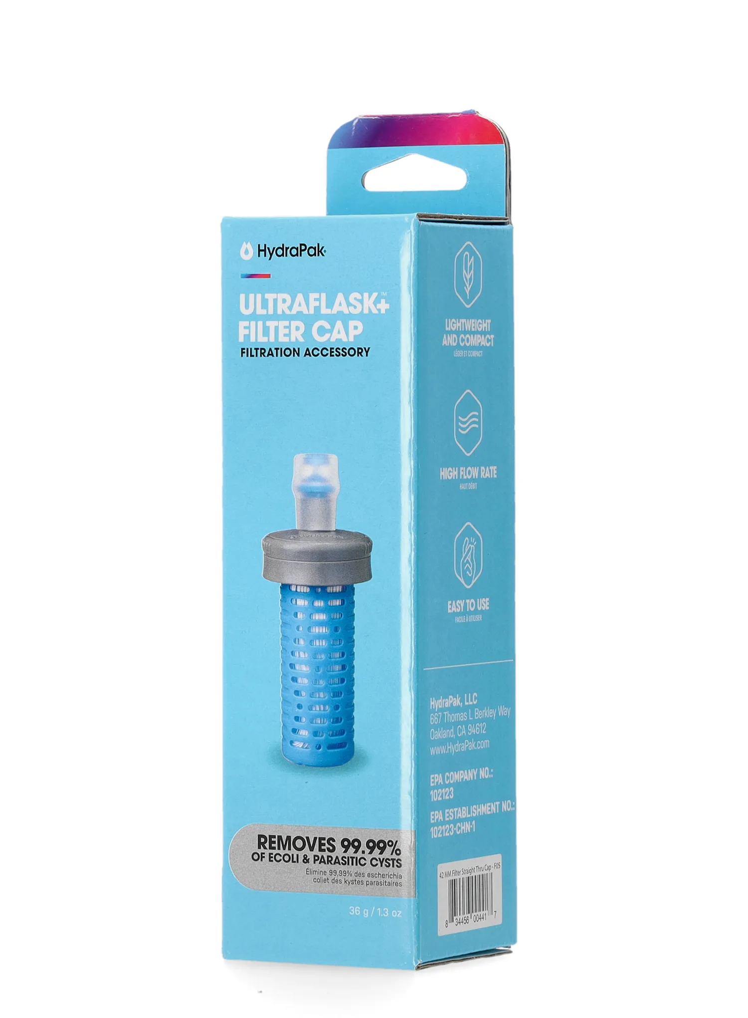 Filter za vodo HydraPak Ultraflask+ Filter Cap - grey/hp blue