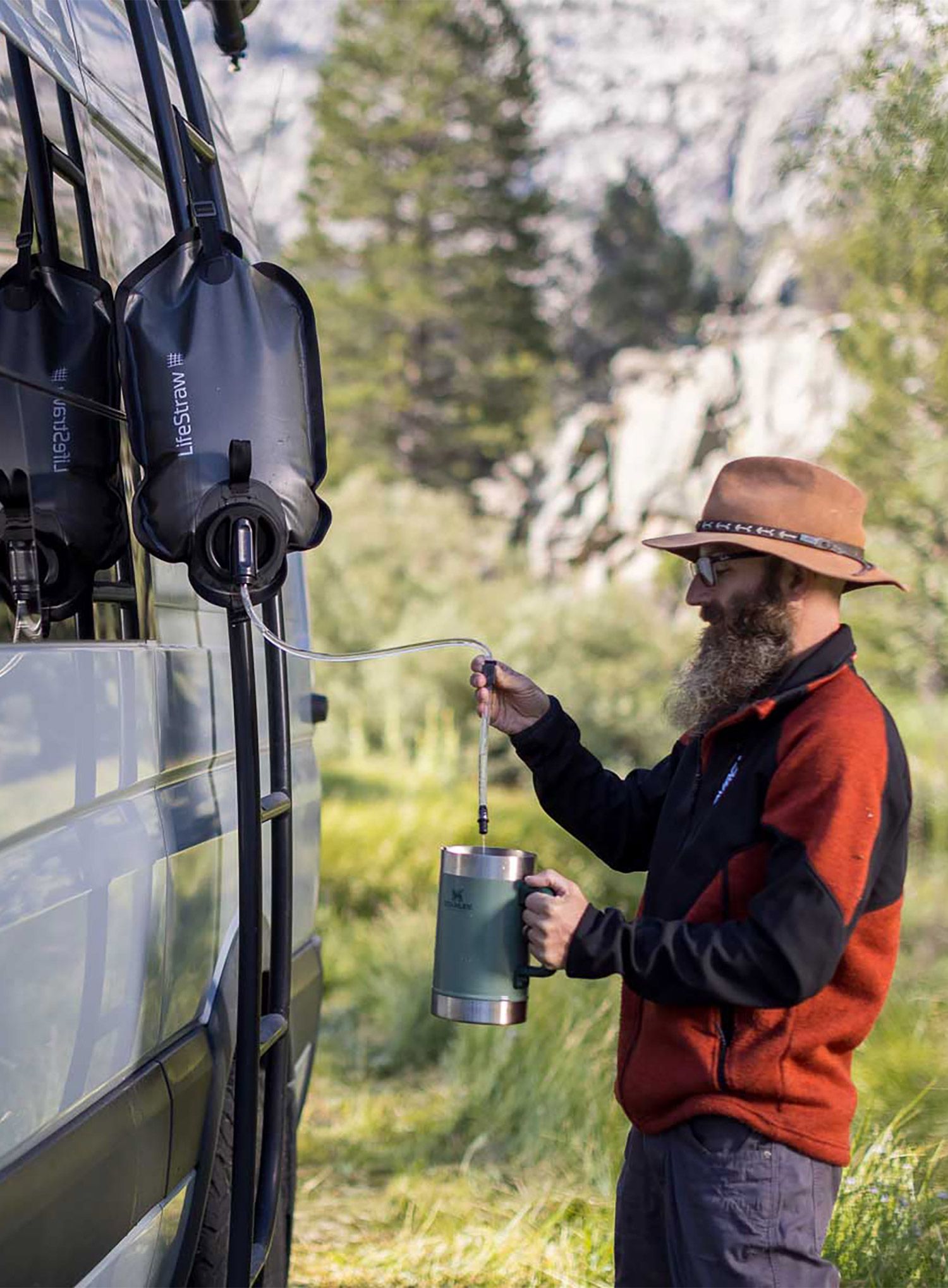 Filter za vodo LifeStraw Peak Series Flex Gravity Water Filter System 8L - dark grey