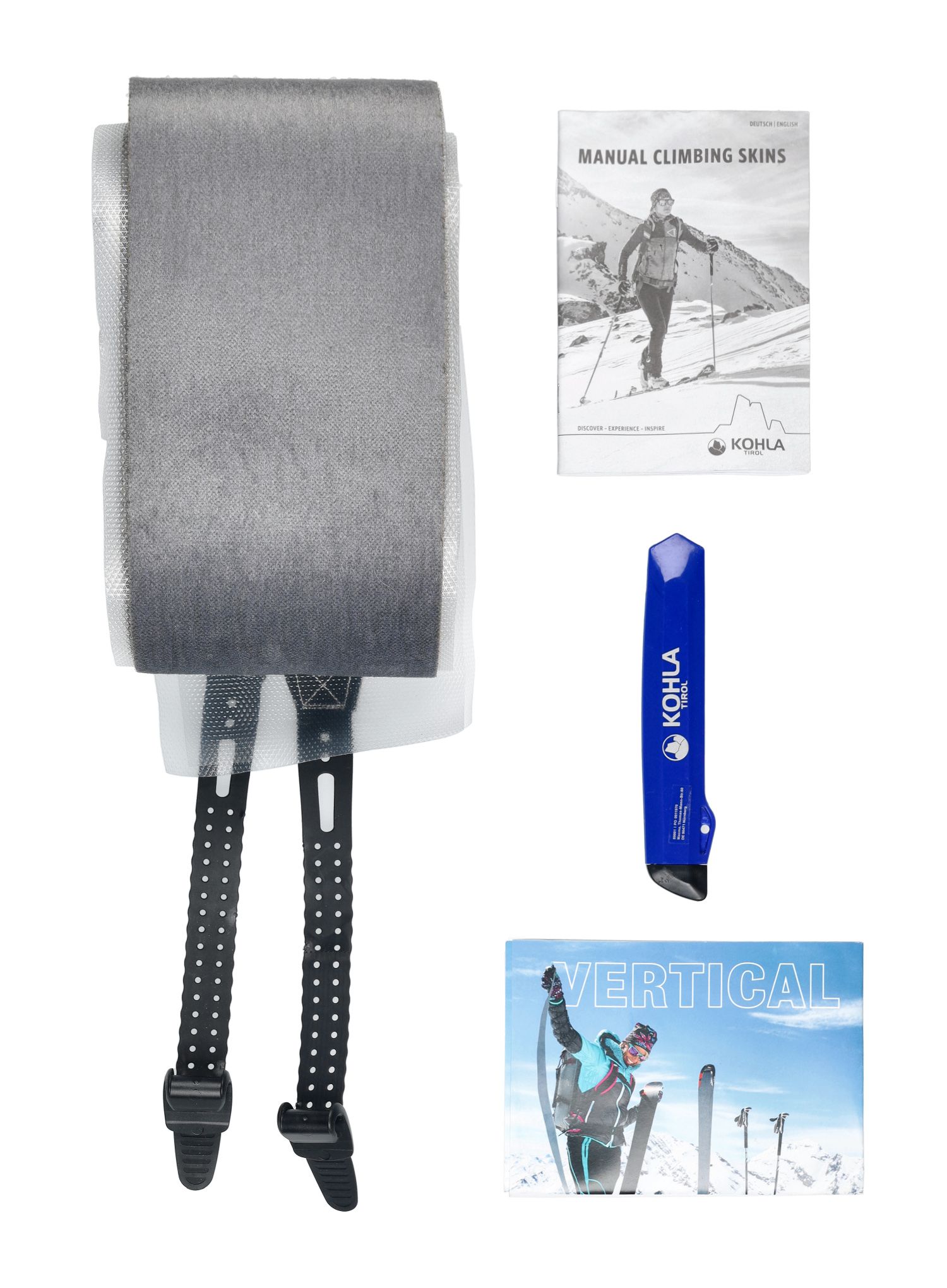 Kože Kohla Vertical Mix Multifit 120 mm - grey