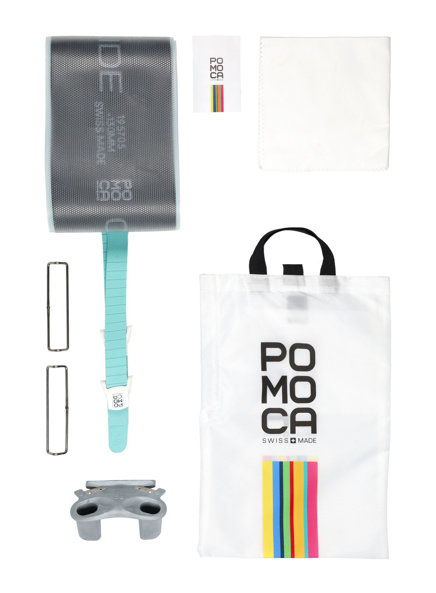 Kože Pomoca Climb Pro S-Glide ready2climb - 130 mm - turquoise