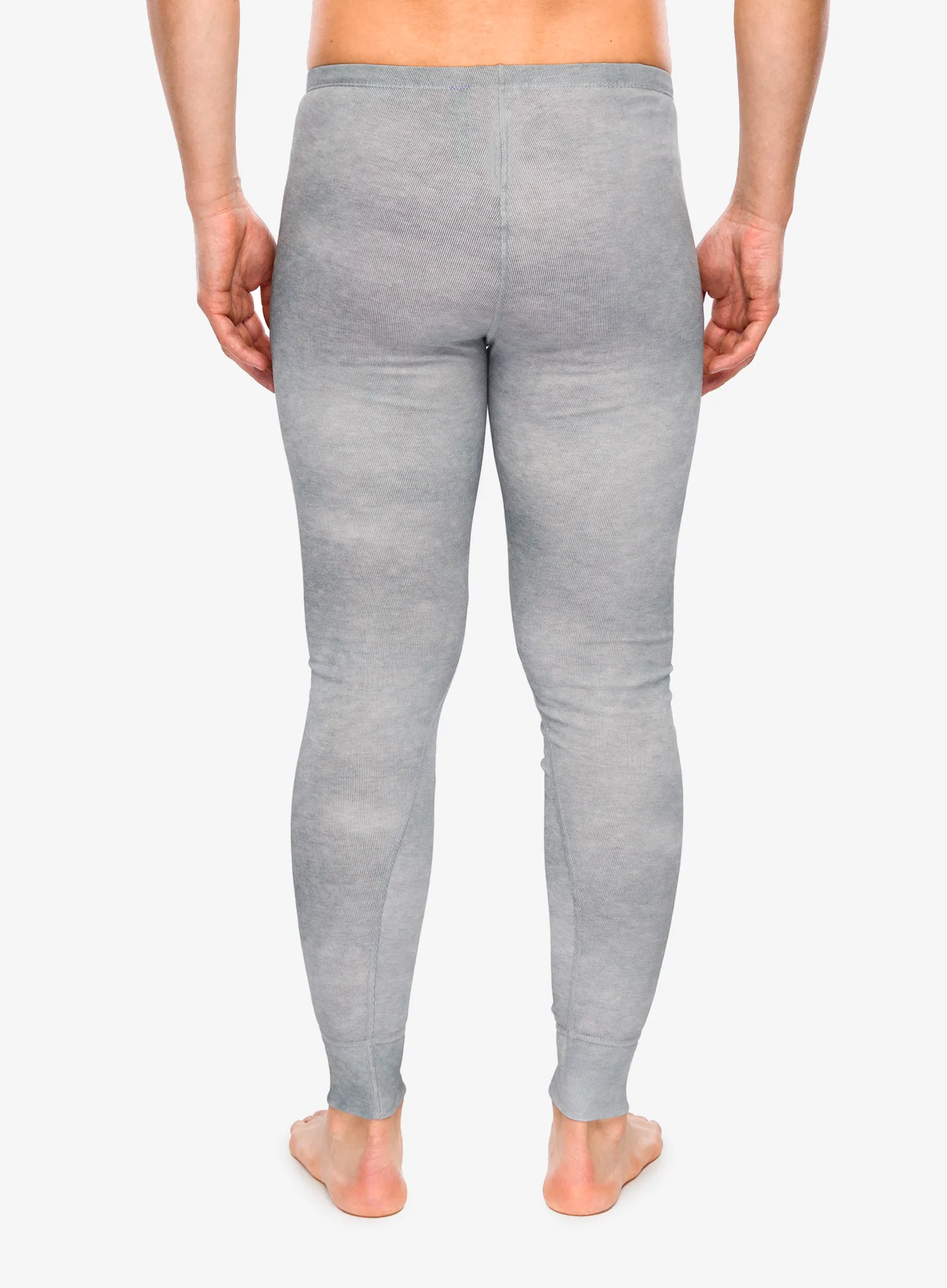 Termo pajkice Odlo Active Warm X Pow BL Bottom Long - silver grey