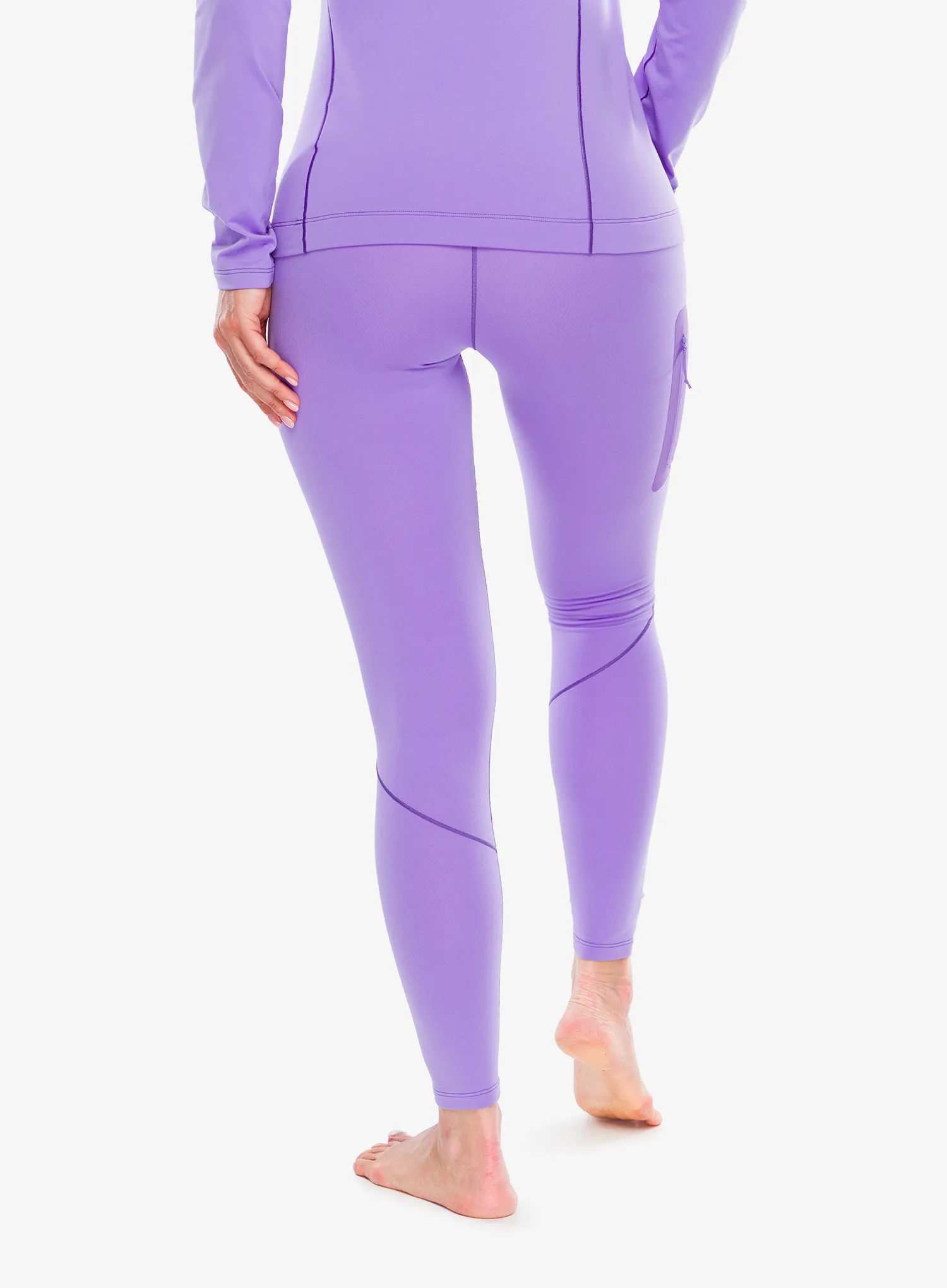 Ženske termo pajkice Arcteryx Rho Bottom - aster