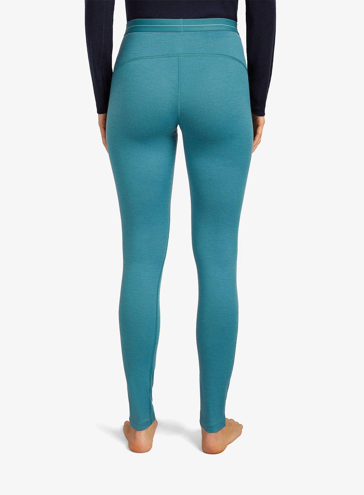 Ženske termo pajkice Icebreaker 200 Oasis Leggings - topaz