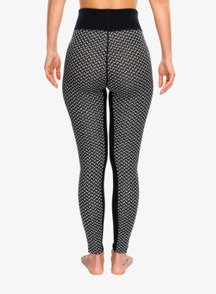 Ženske termo pajkice Kari Traa Smekker High Waist Pants - black