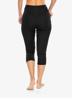 Ženske termo pajkice Odlo Active Warm BL Bottom 3/4 - black