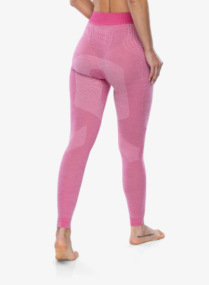 Ženske termo pajkice UYN Fusyon Biotech UW Pants Long - fuchsia purple