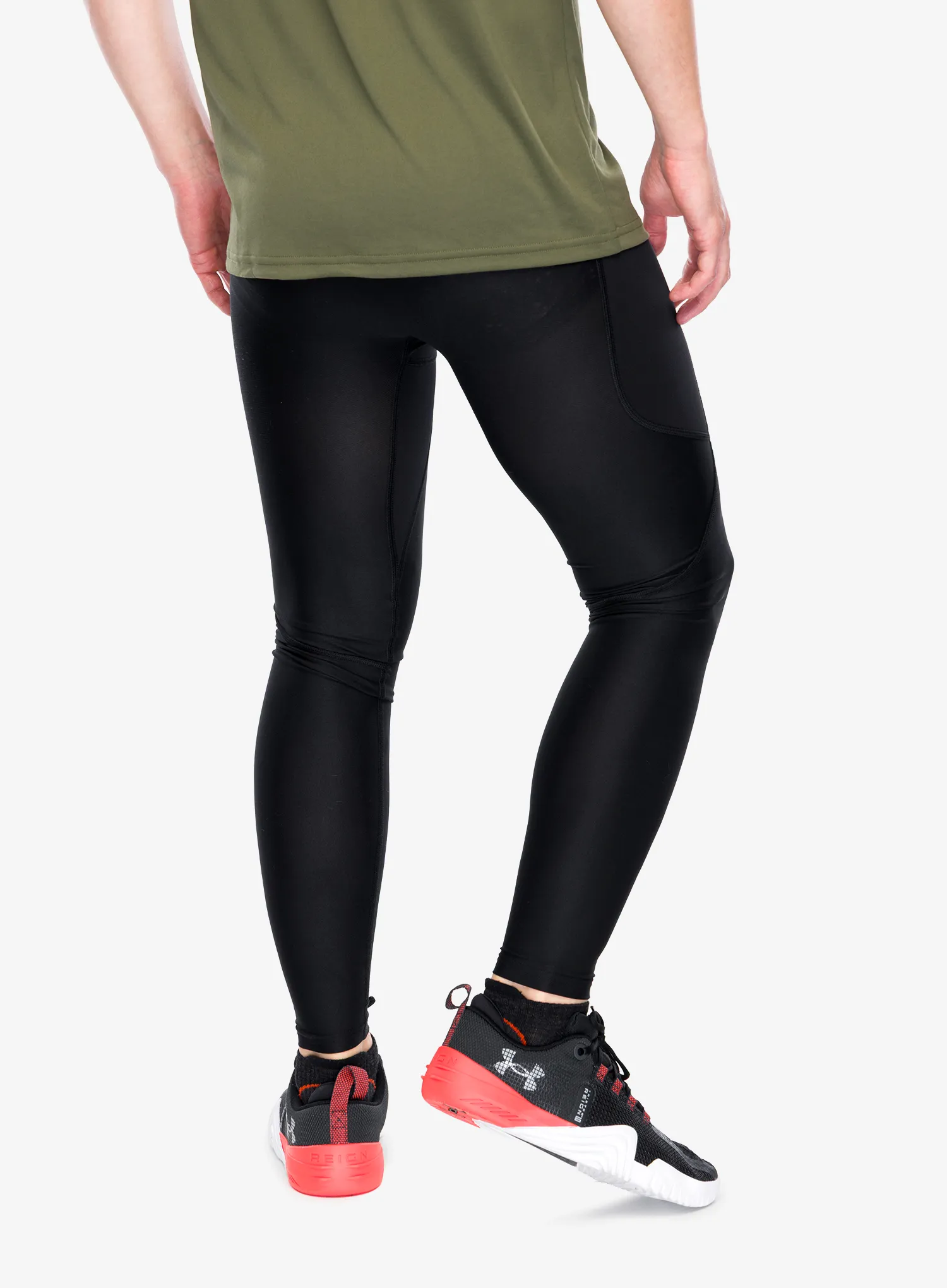 Ženske tekaške pajkice Under Armour HG Armour Leggings - black/pitch gray