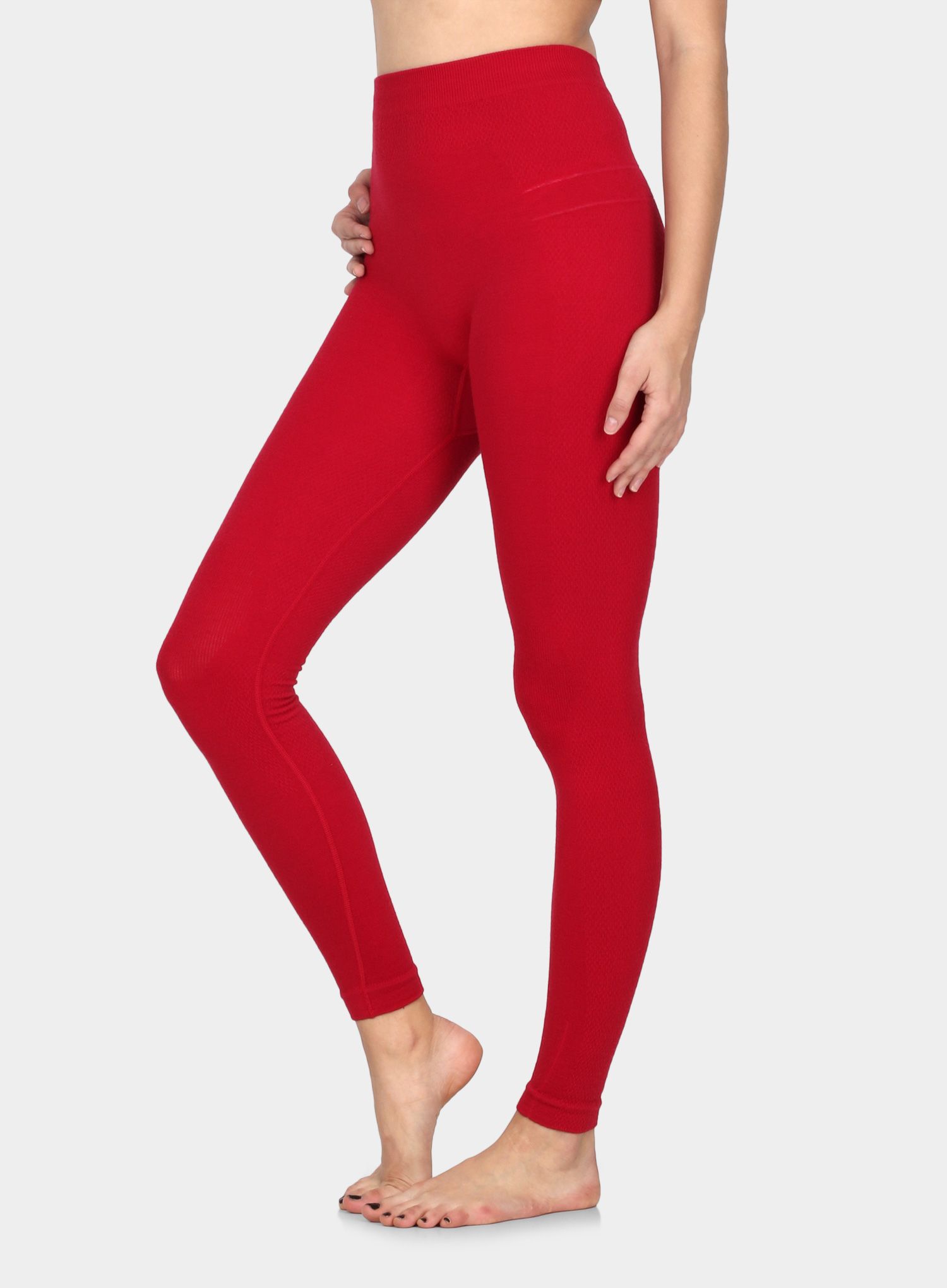 Ženske termo pajkice Brubeck Extreme Wool Pants - raspberry