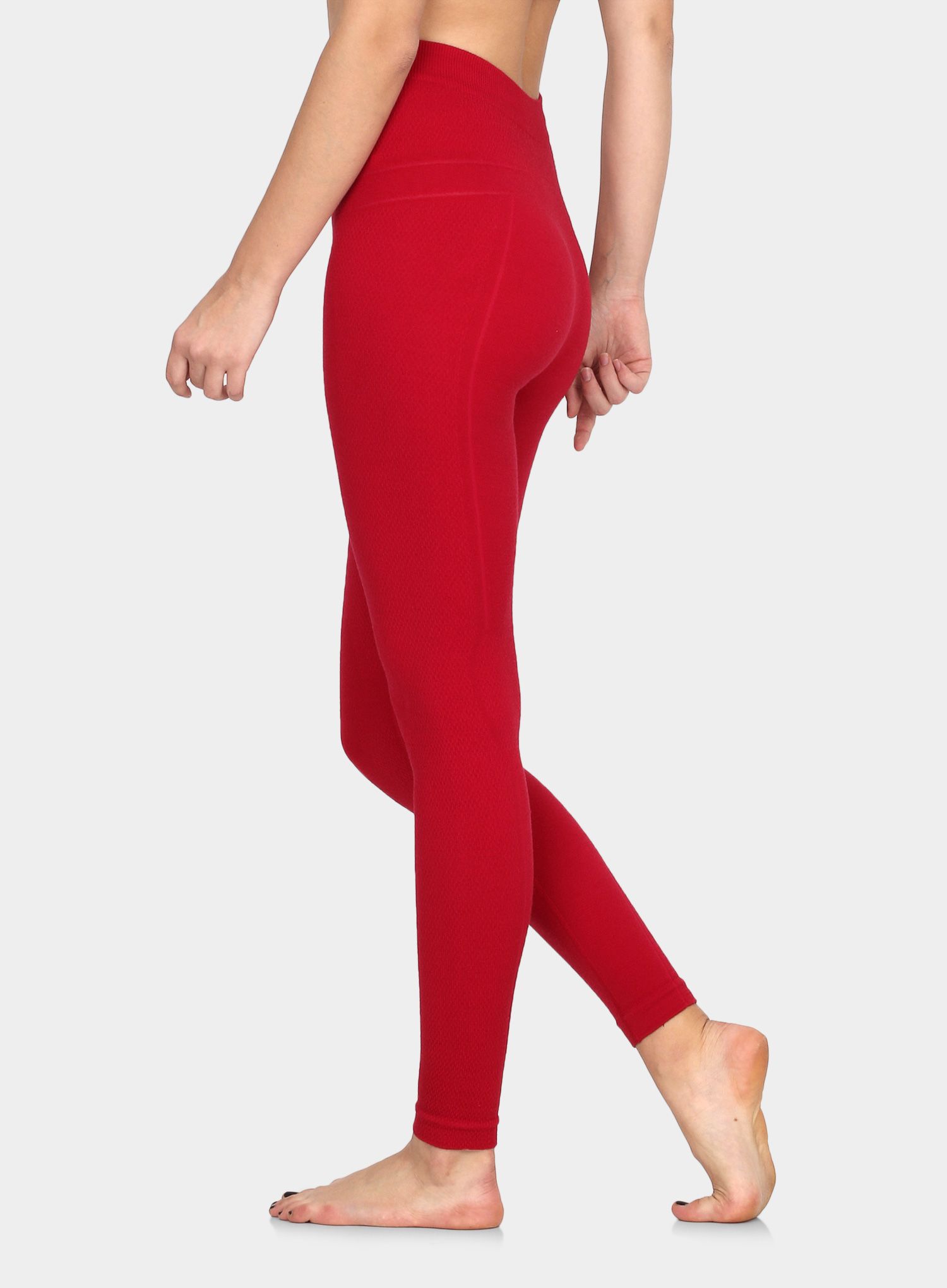 Ženske termo pajkice Brubeck Extreme Wool Pants - raspberry