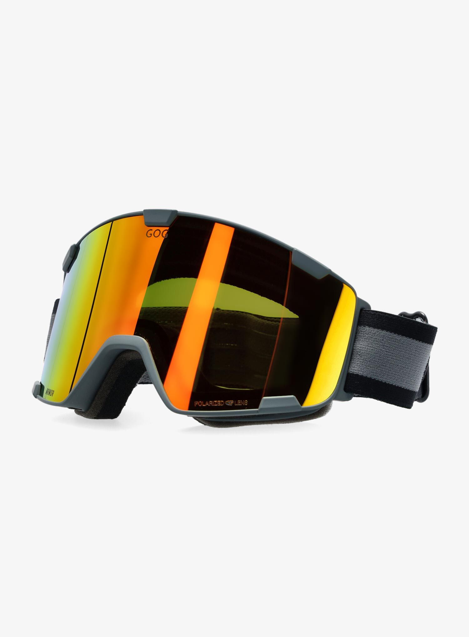 Smučarska očala GOG Armor - matt black/polychromatic red