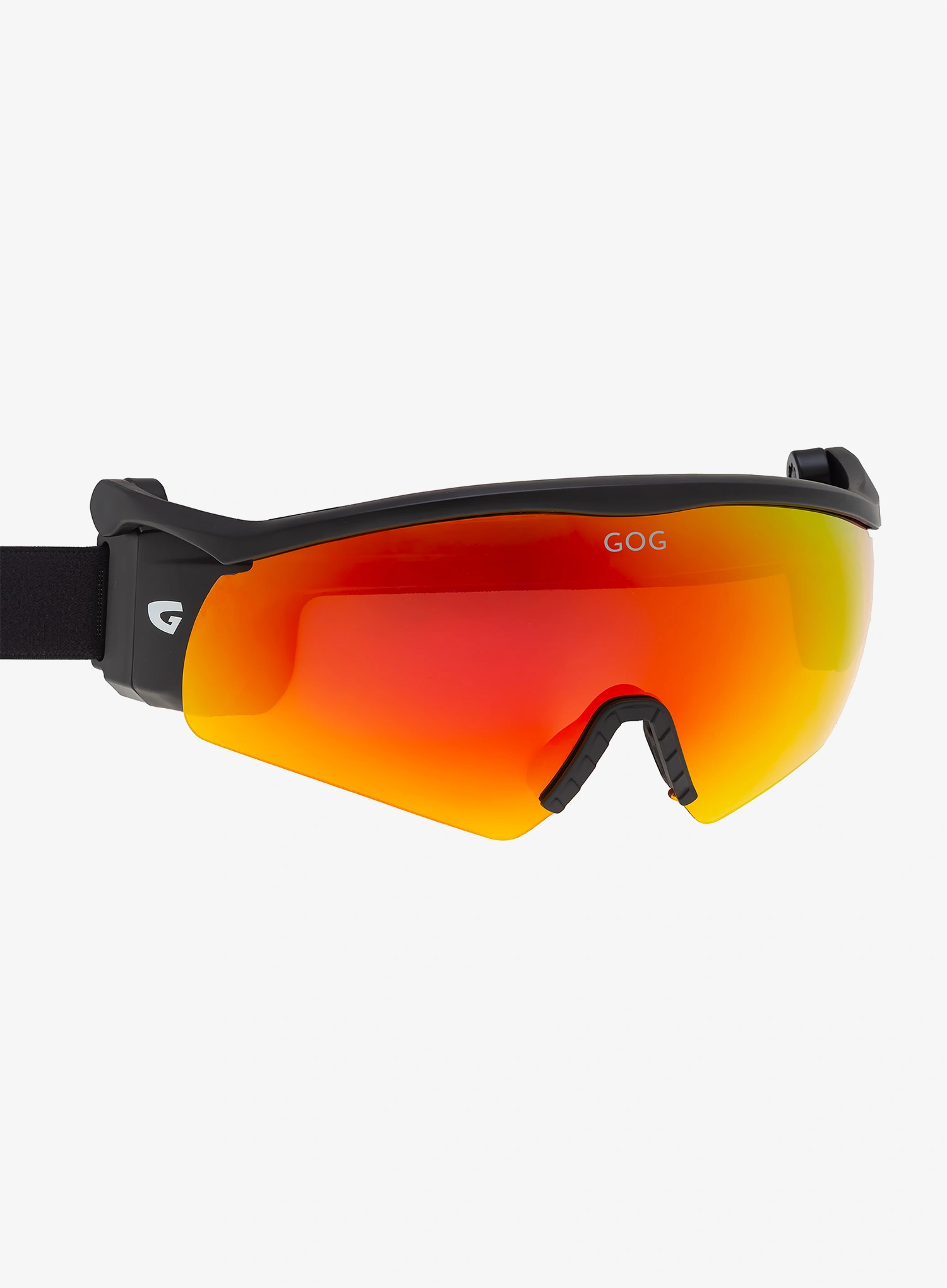 Smučarska očala GOG Jaku - black/reflex red S2