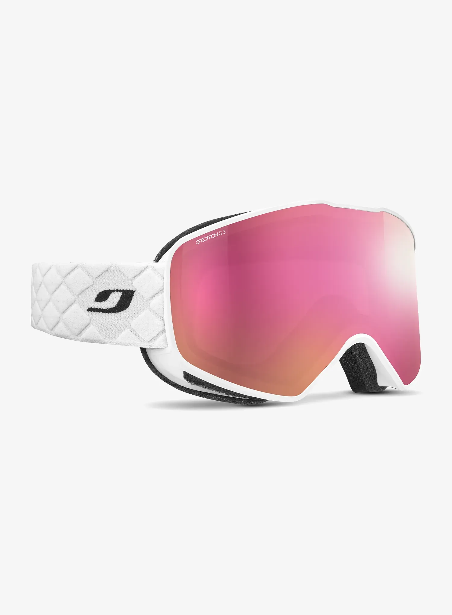 Smučarska očala Julbo Cyclon - Spectron 3 Glare Control - white