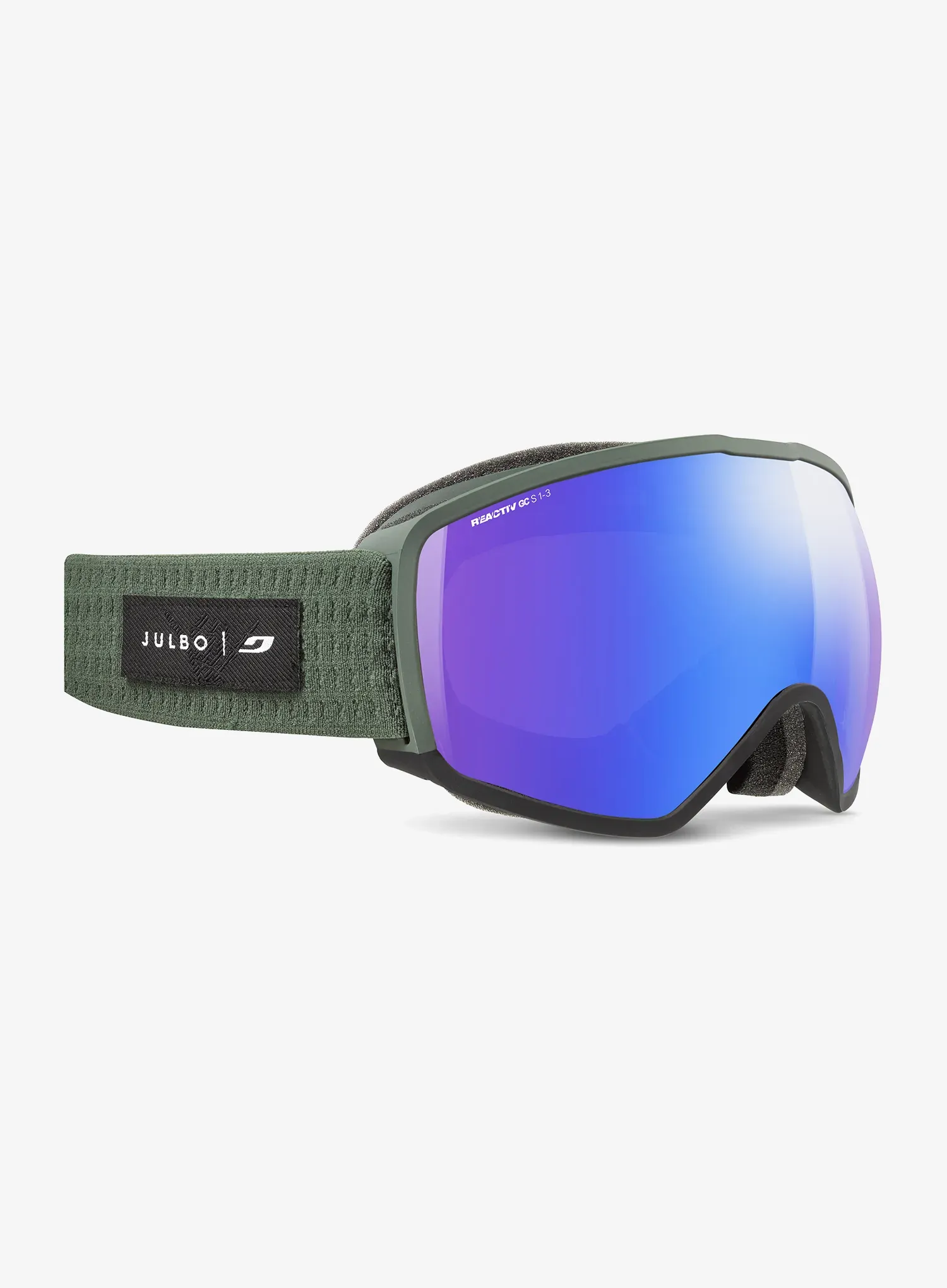 Smučarska očala Julbo Hit - Reactiv 1-3 Glare Control - dark green/black