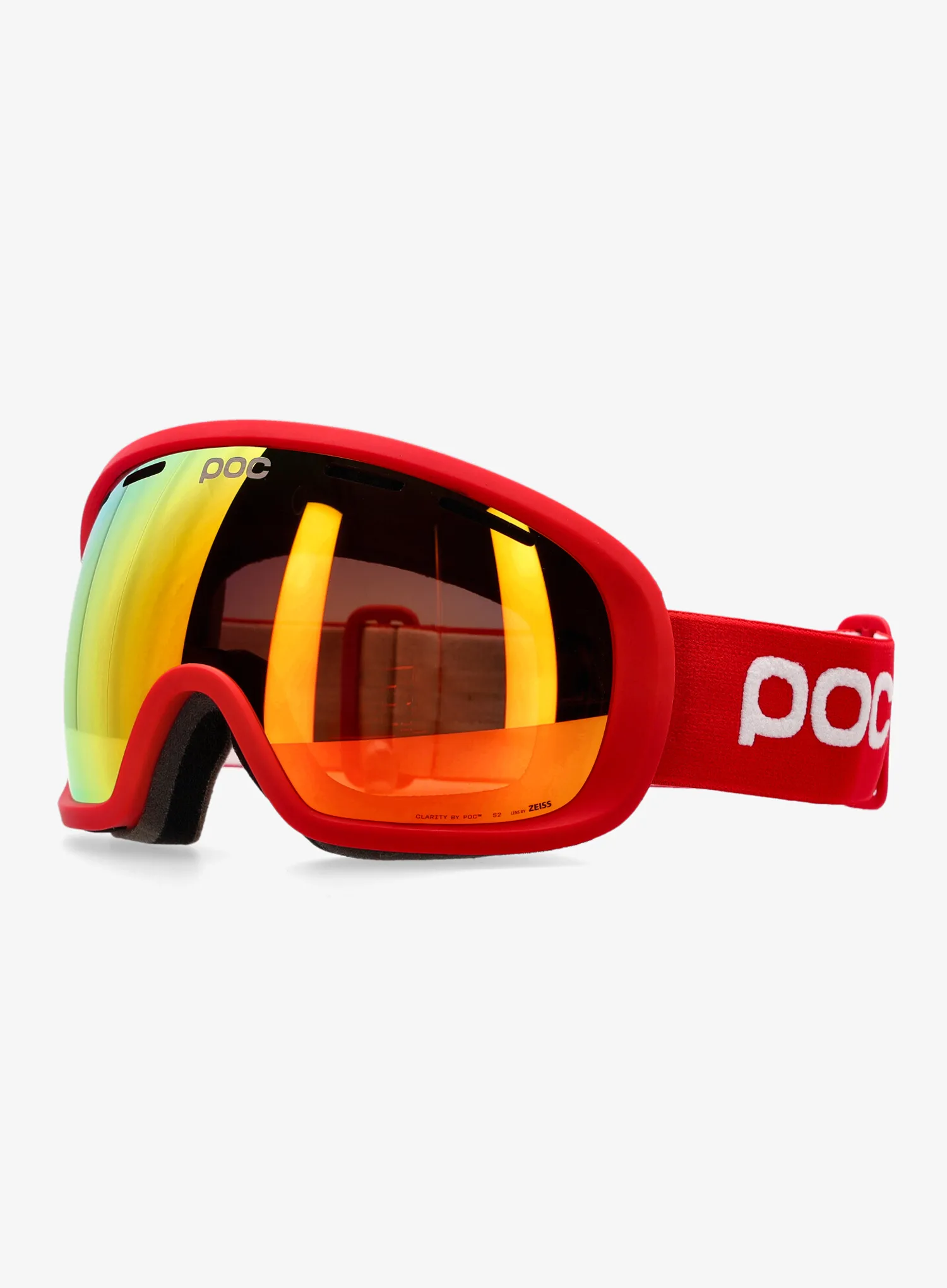 Smučarska očala POC Fovea - prismane red/sunny orange