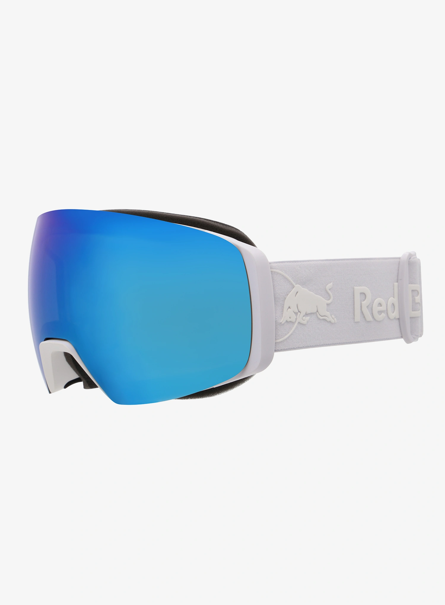 Smučarska očala Red Bull Spect Jon - white/smoke with blue mirror