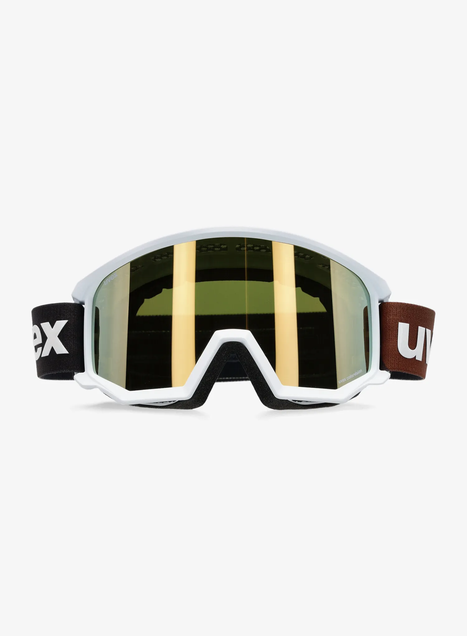 Smučarska očala Uvex Athletic CV - white/gold/colorvision/green