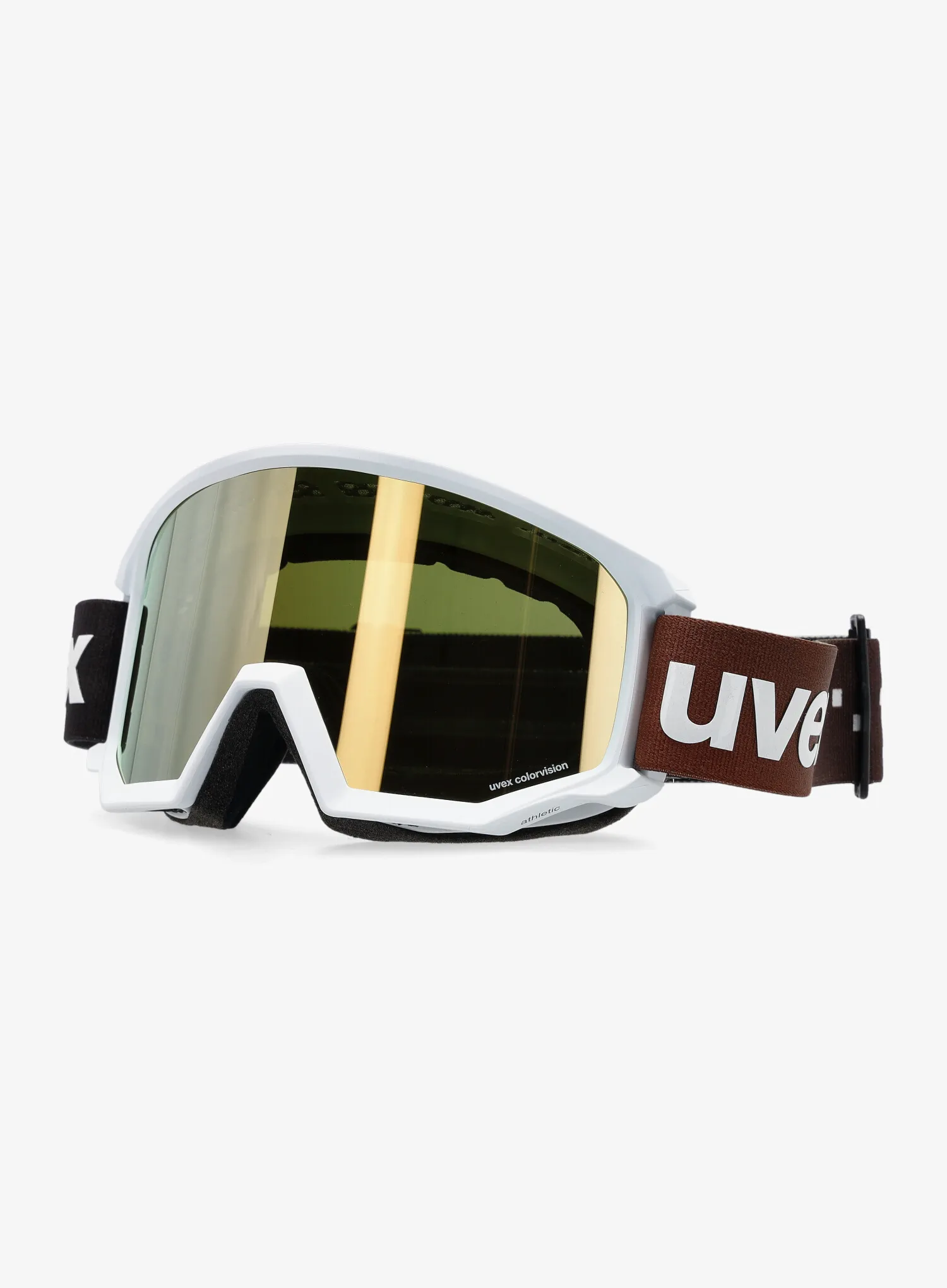 Smučarska očala Uvex Athletic CV - white/gold/colorvision/green