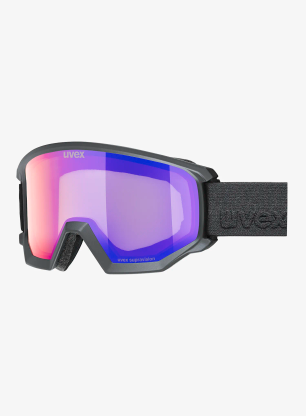 Smučarska očala Uvex Athletic FM - black matt dl/ruby clear S2