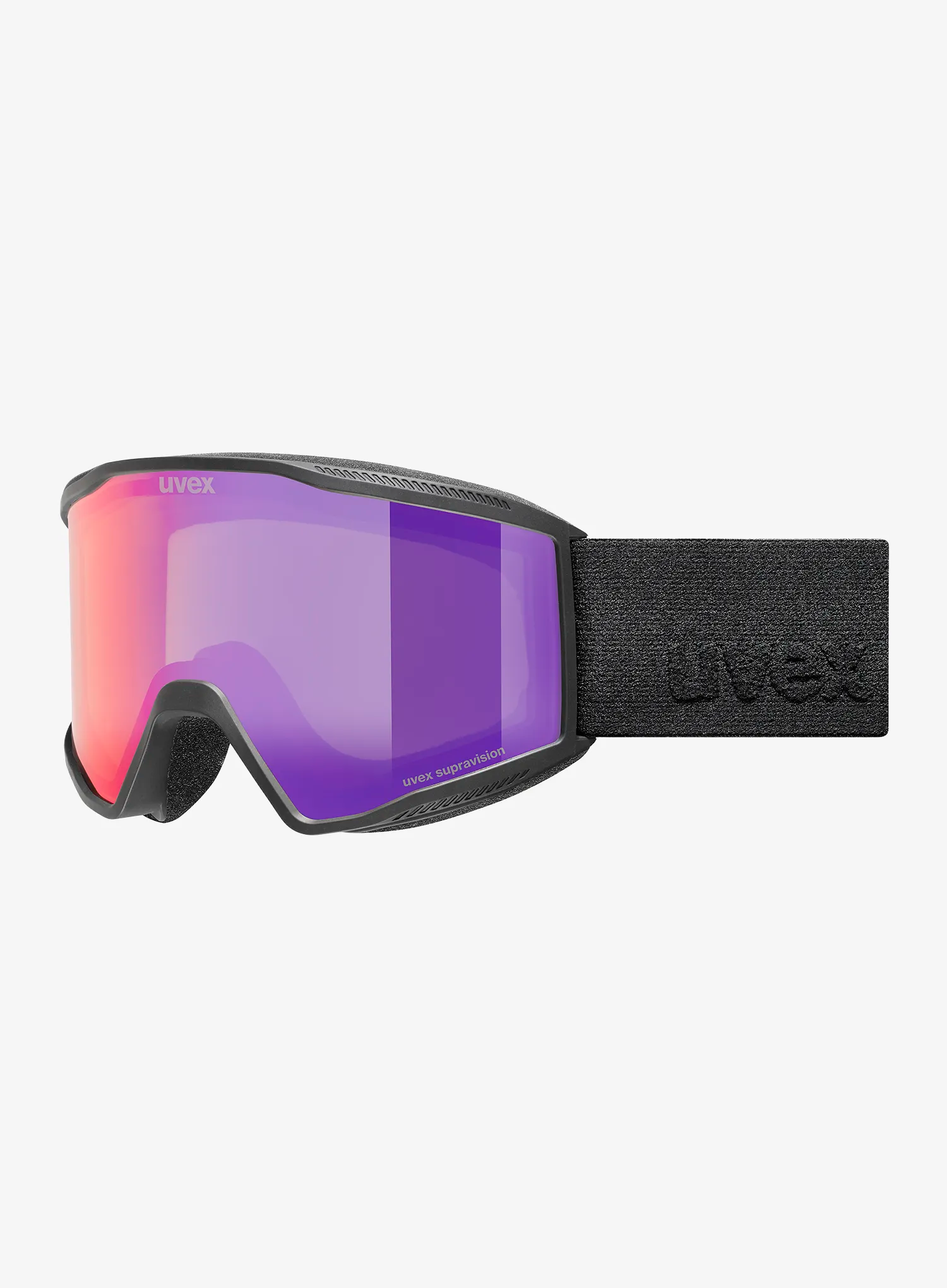 Smučarska očala Uvex Blast FM - black matt/ruby green S2