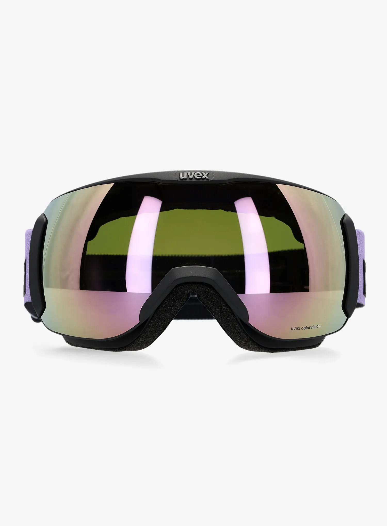 Smučarska očala Uvex Downhill 2100 CV - black/lavender/colorvis/green