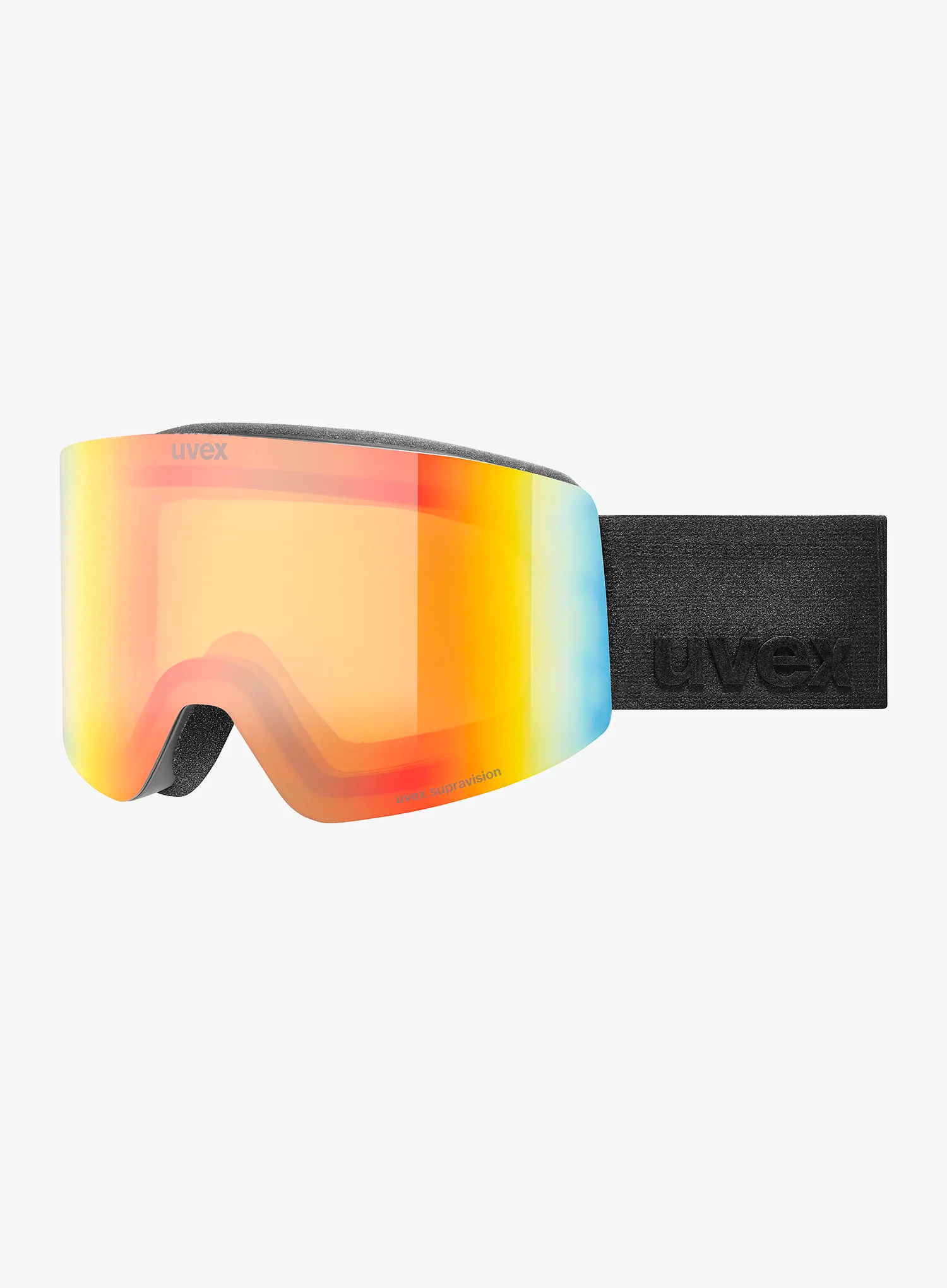 Smučarska očala Uvex Provoqe FM - black/rainbow yellow S2