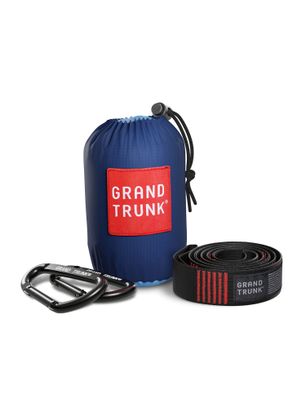 Viseča mreža Grand Trunk Double Deluxe Parachute Nylon with Straps - navy/lt.blue